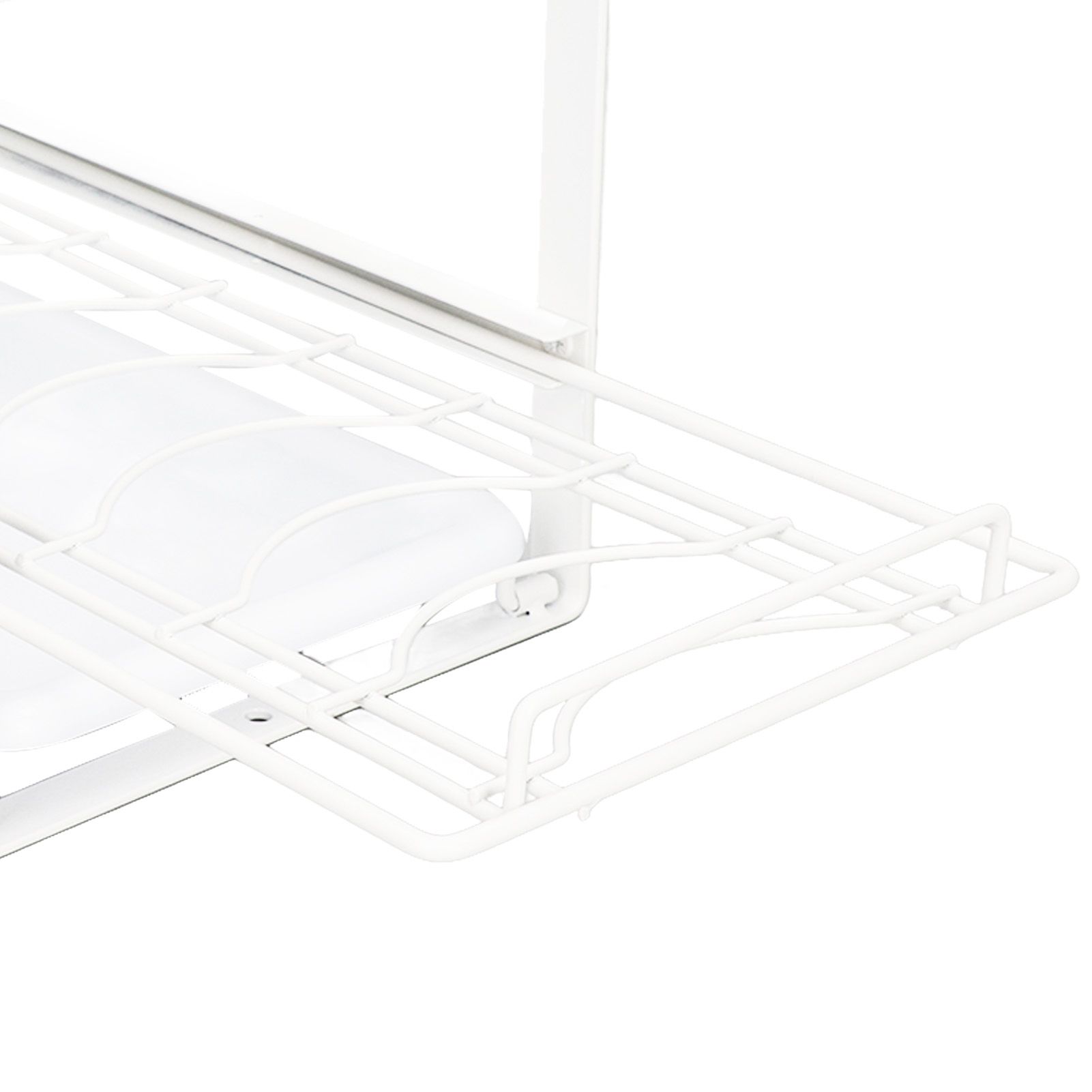 Kitchen Cabinet Storage Shelf Rack Bowls Dishes Plates Drainboard Holder view 13