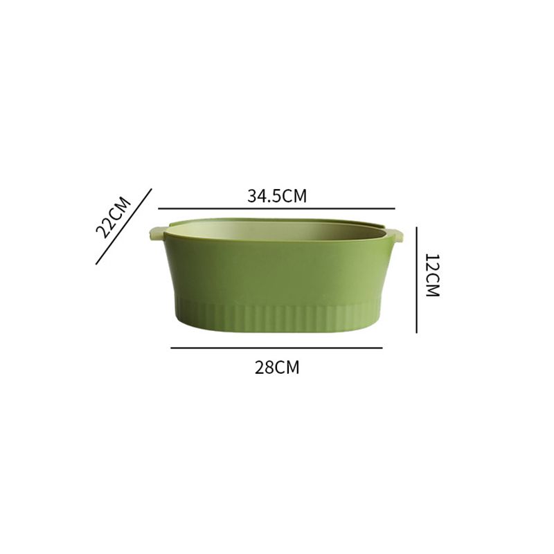 Drain Colander Double Layer Detachable Increased Deepened Capacity Plastic view 5