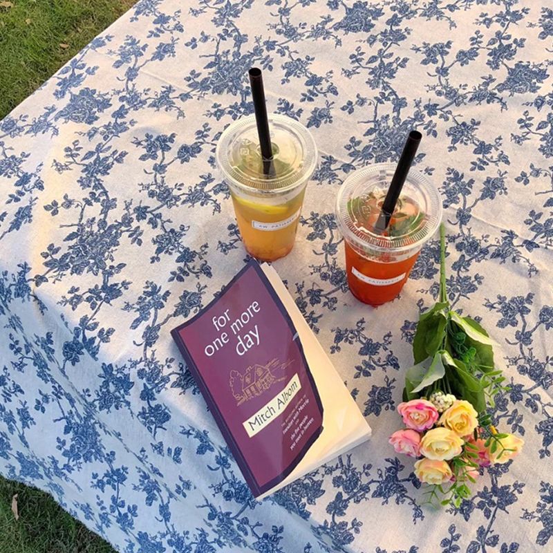 Picnic Blanket Three Dimensional Embossed Textile Printing Cotton Table Cloth view 2