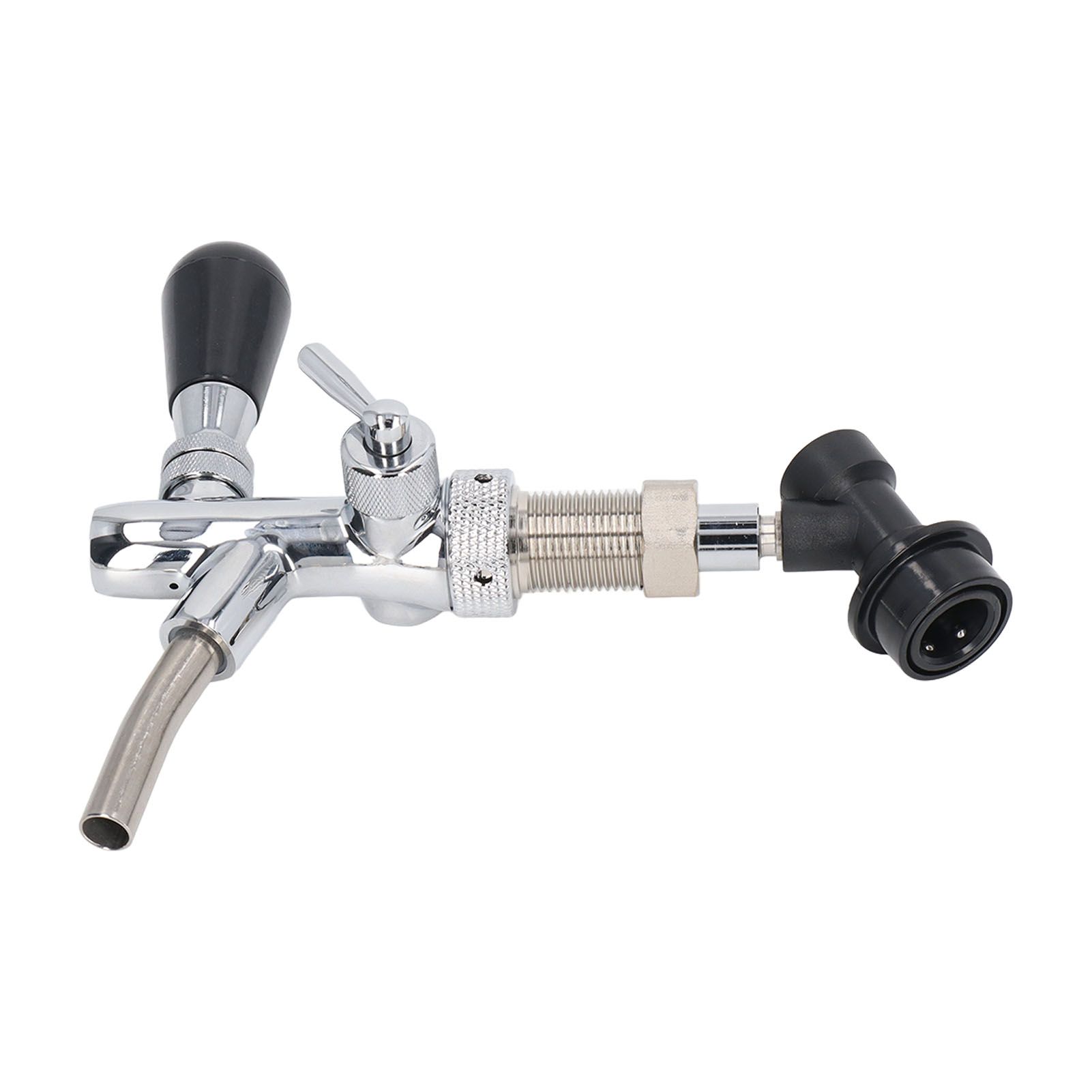 G5/8 Beer Tap 304 Stainless Steel Adjustable Beer Faucet Liquid Dispenser for view 6