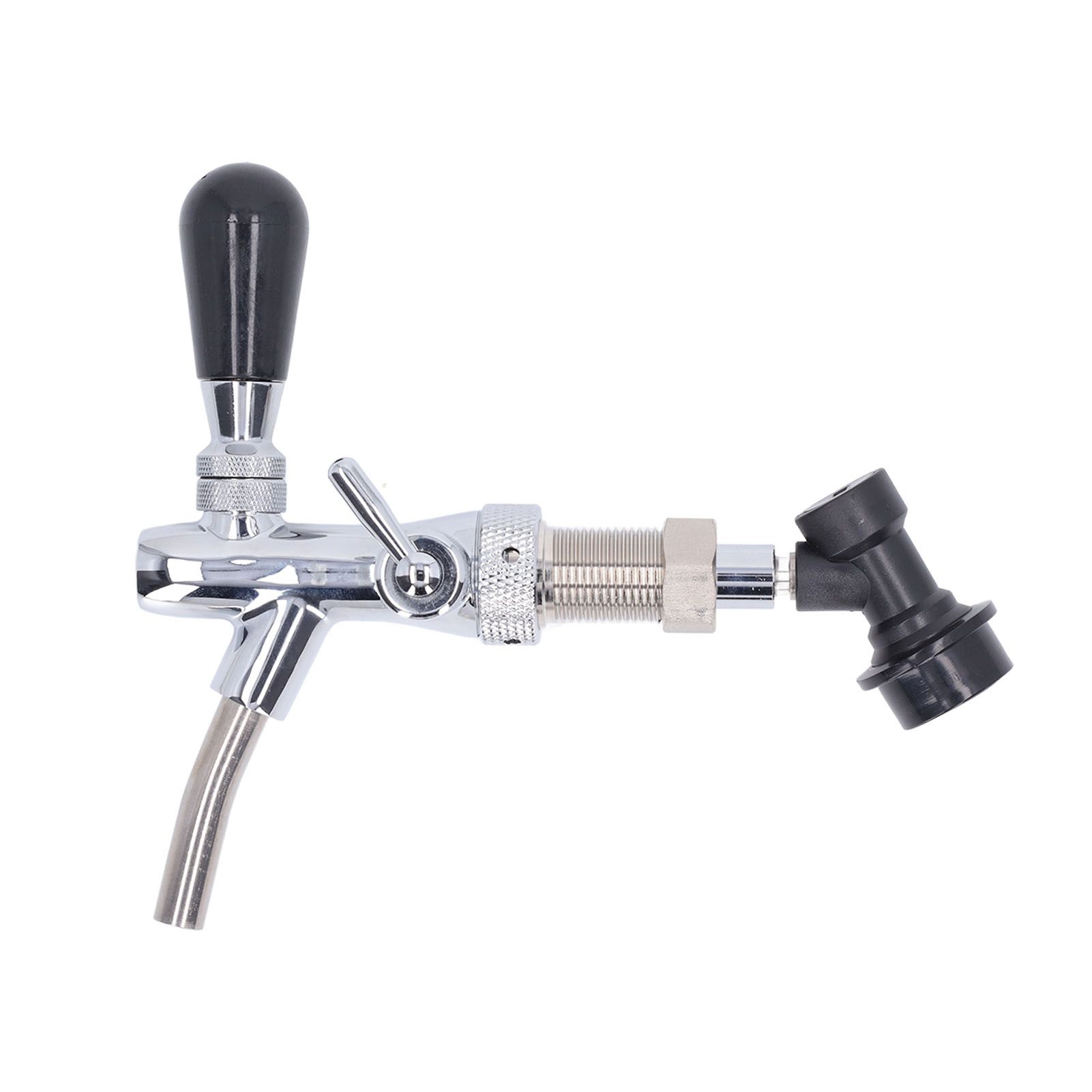 G5/8 Beer Tap 304 Stainless Steel Adjustable Beer Faucet Liquid Dispenser for view 7
