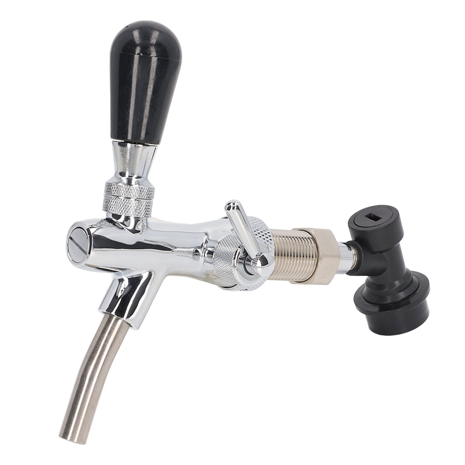 G5/8 Beer Tap 304 Stainless Steel Adjustable Beer Faucet Liquid Dispenser for view 8