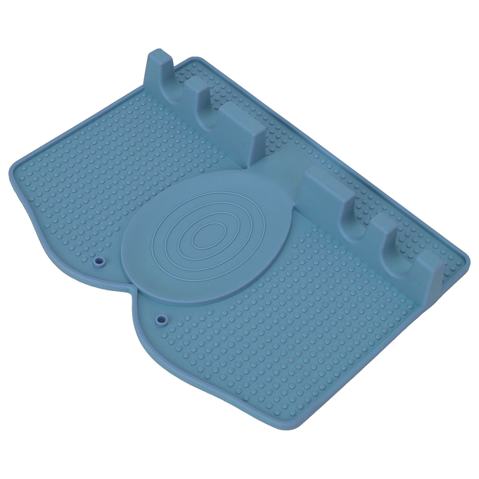 Silicone Utensil Rest Heat Resistant Non Slip Silicone Utensil Holder with view 2