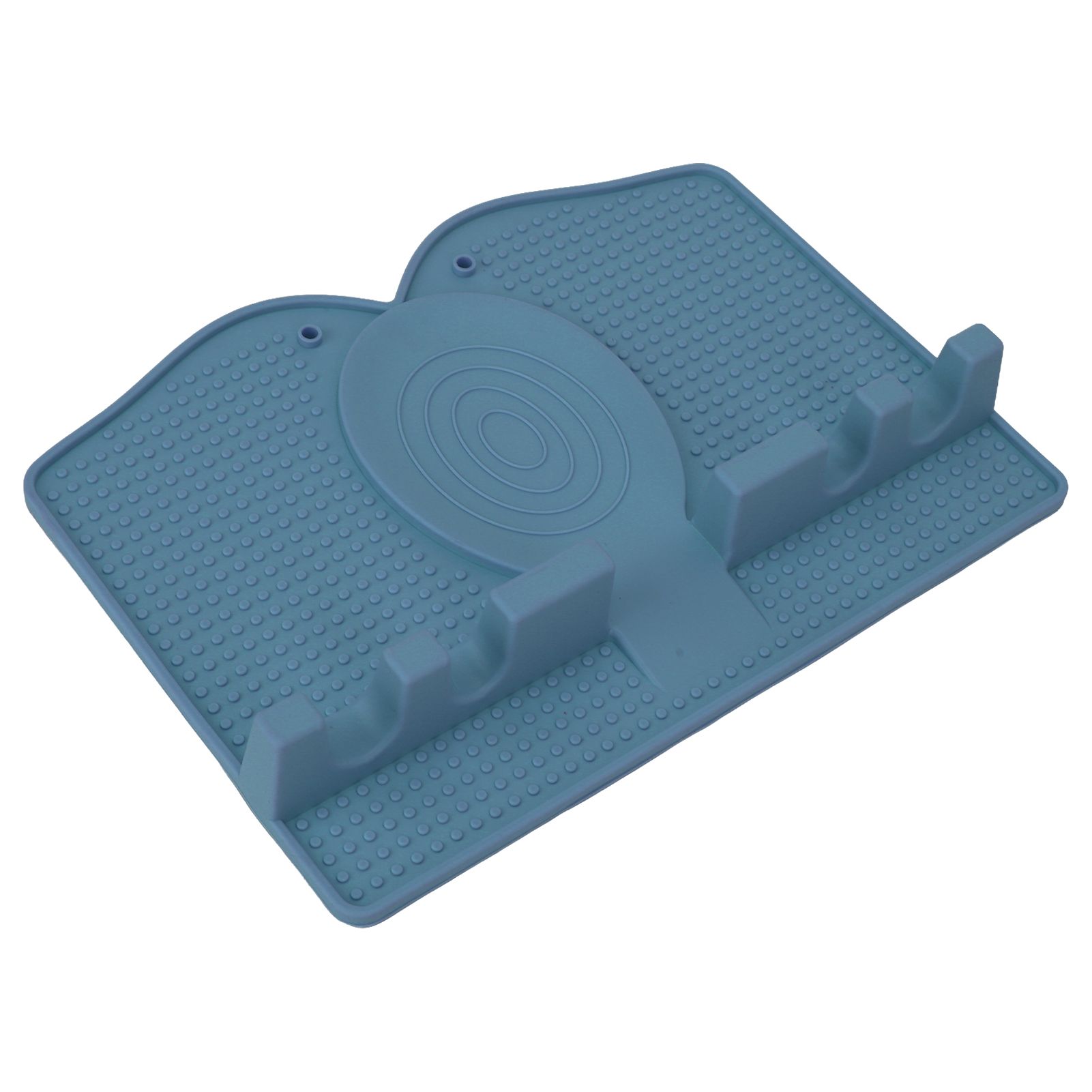 Silicone Utensil Rest Heat Resistant Non Slip Silicone Utensil Holder with view 7