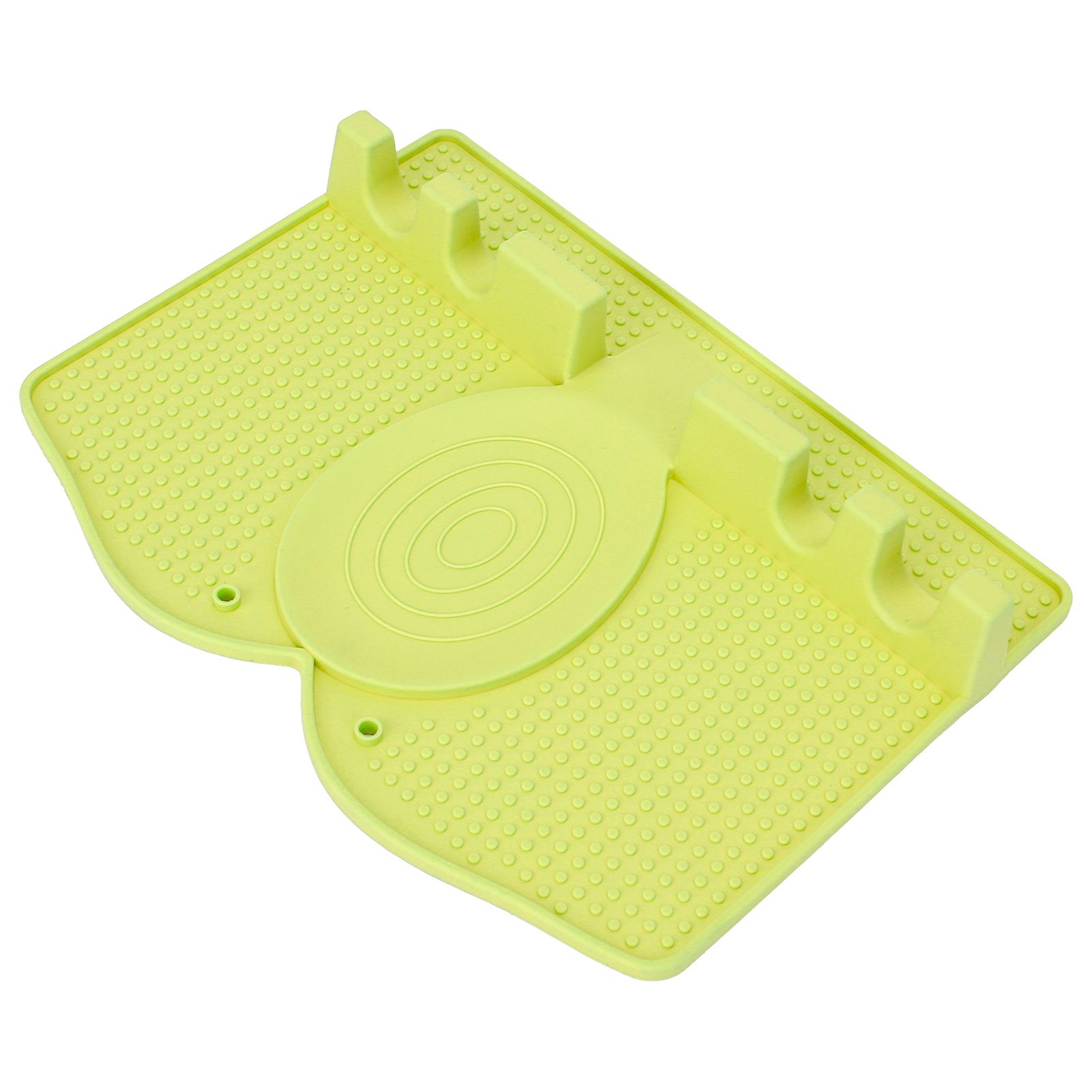 Silicone Utensil Rest Heat Resistant Non Slip Silicone Utensil Holder with view 2