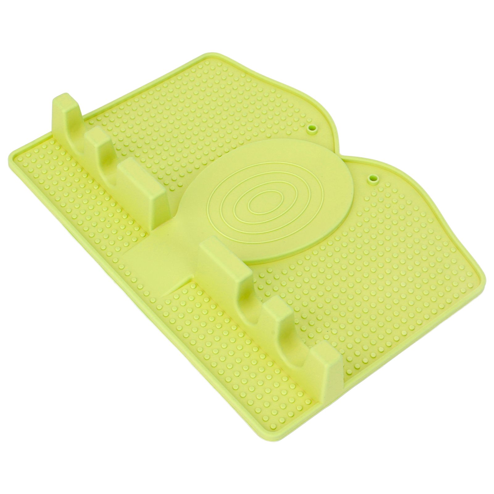 Silicone Utensil Rest Heat Resistant Non Slip Silicone Utensil Holder with view 5