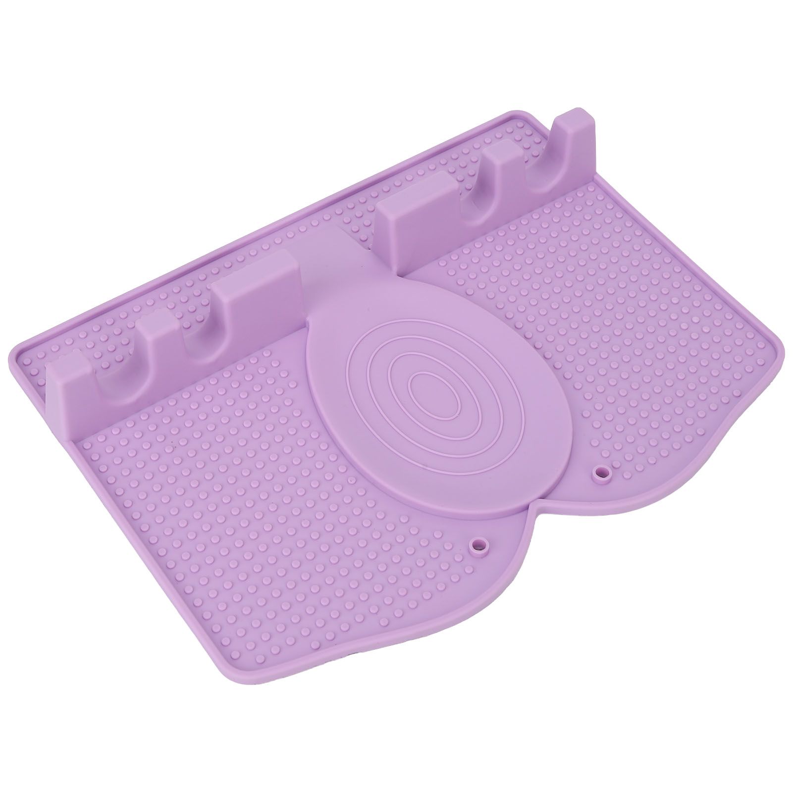 Silicone Utensil Rest Heat Resistant Non Slip Silicone Utensil Holder with view 3