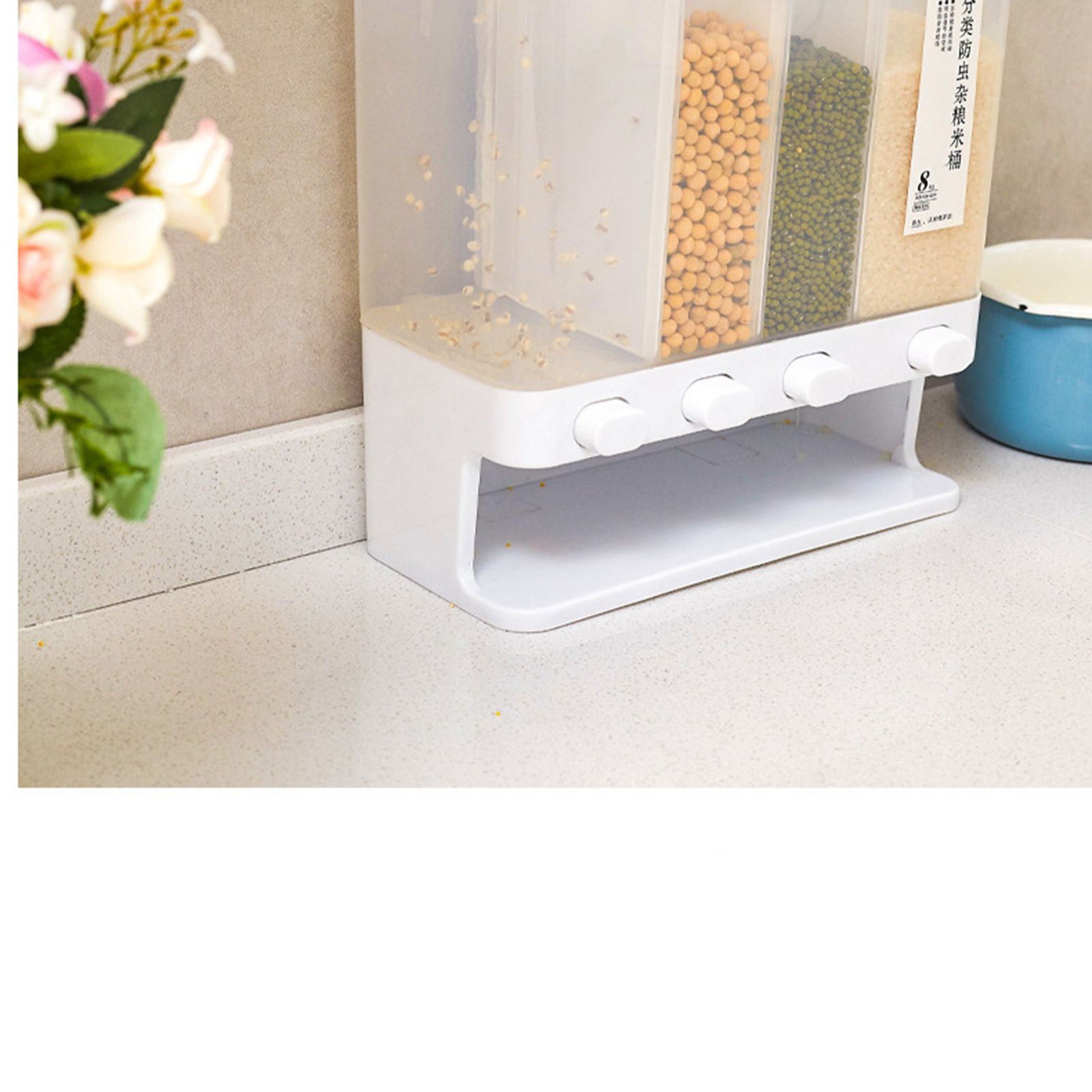 Storage Box Transparent Classification Press Button Removable Cover Storage view 7