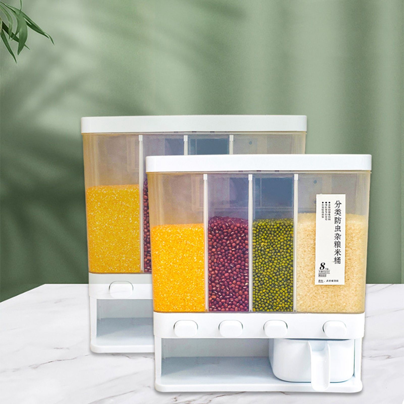 Storage Box Transparent Classification Press Button Removable Cover Storage view 10