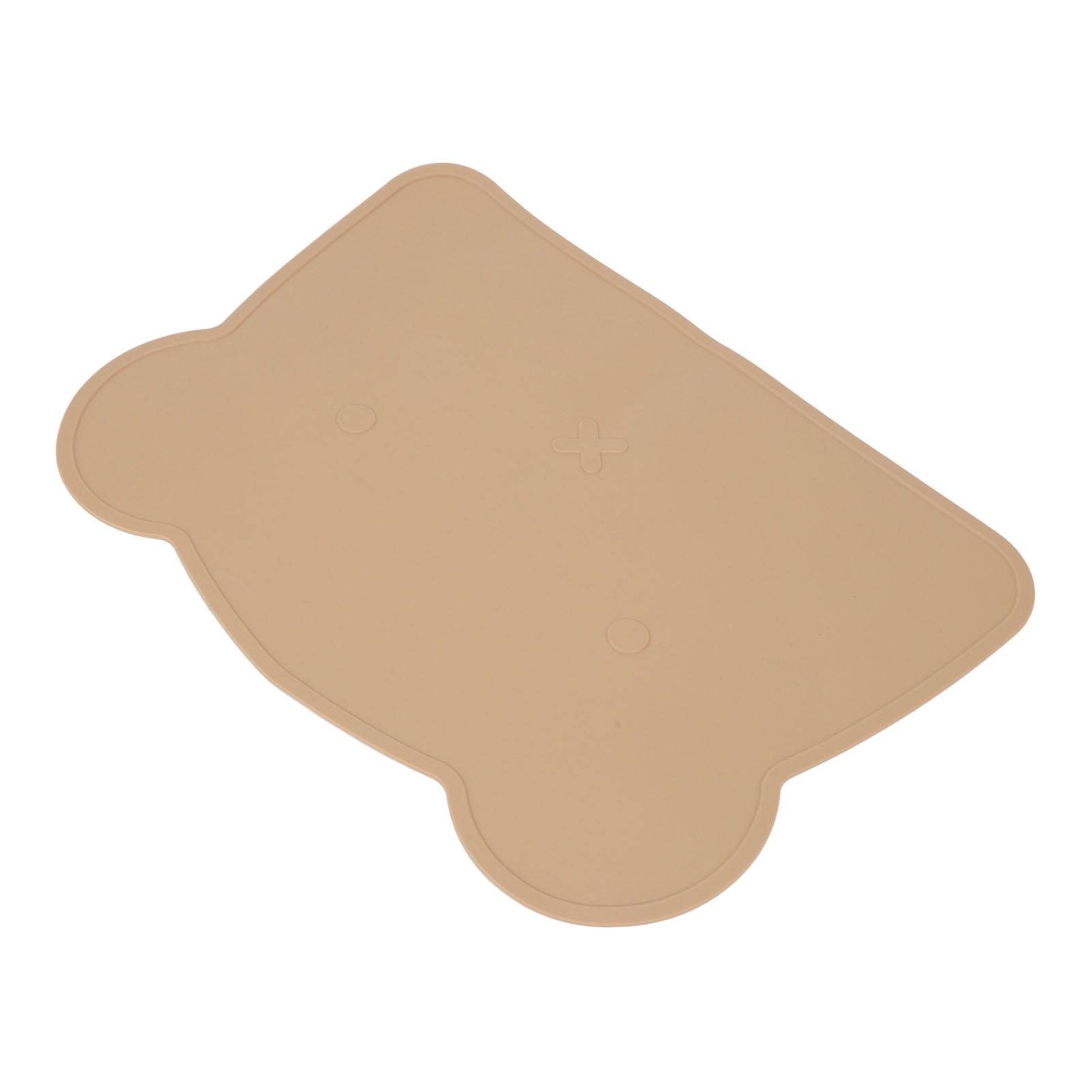 Silicone Placemat Thicken Heat Insulation Anti Slip Soft Elastic Silicone Bear view 2