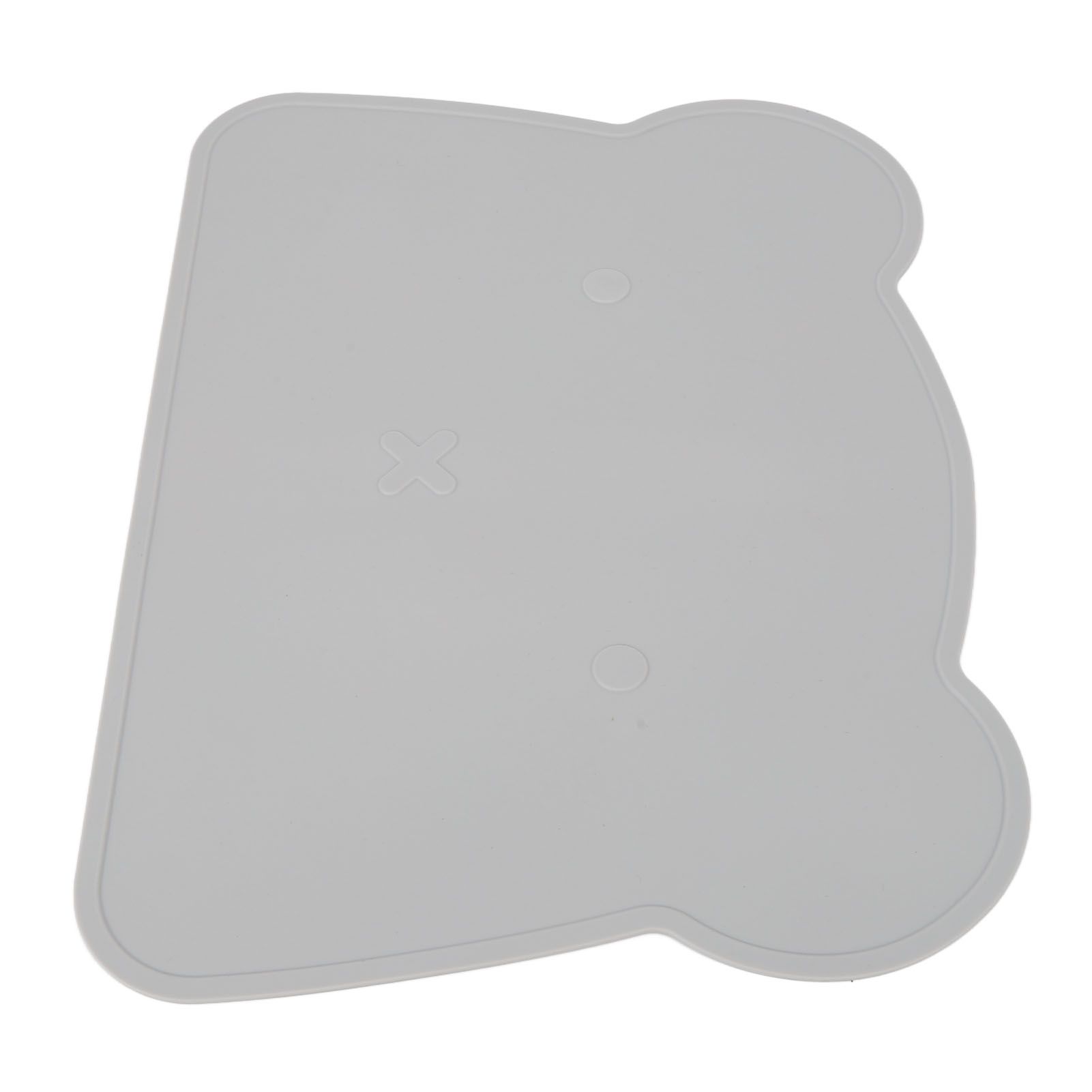 Silicone Placemat Thicken Heat Insulation Anti Slip Soft Elastic Silicone Bear view 3