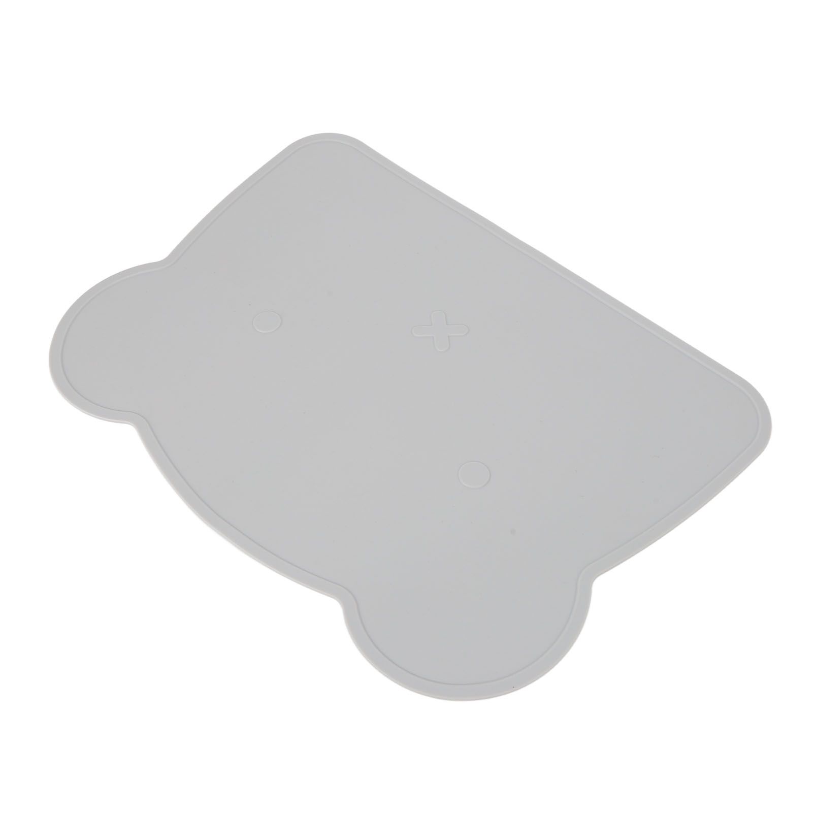 Silicone Placemat Thicken Heat Insulation Anti Slip Soft Elastic Silicone Bear view 5