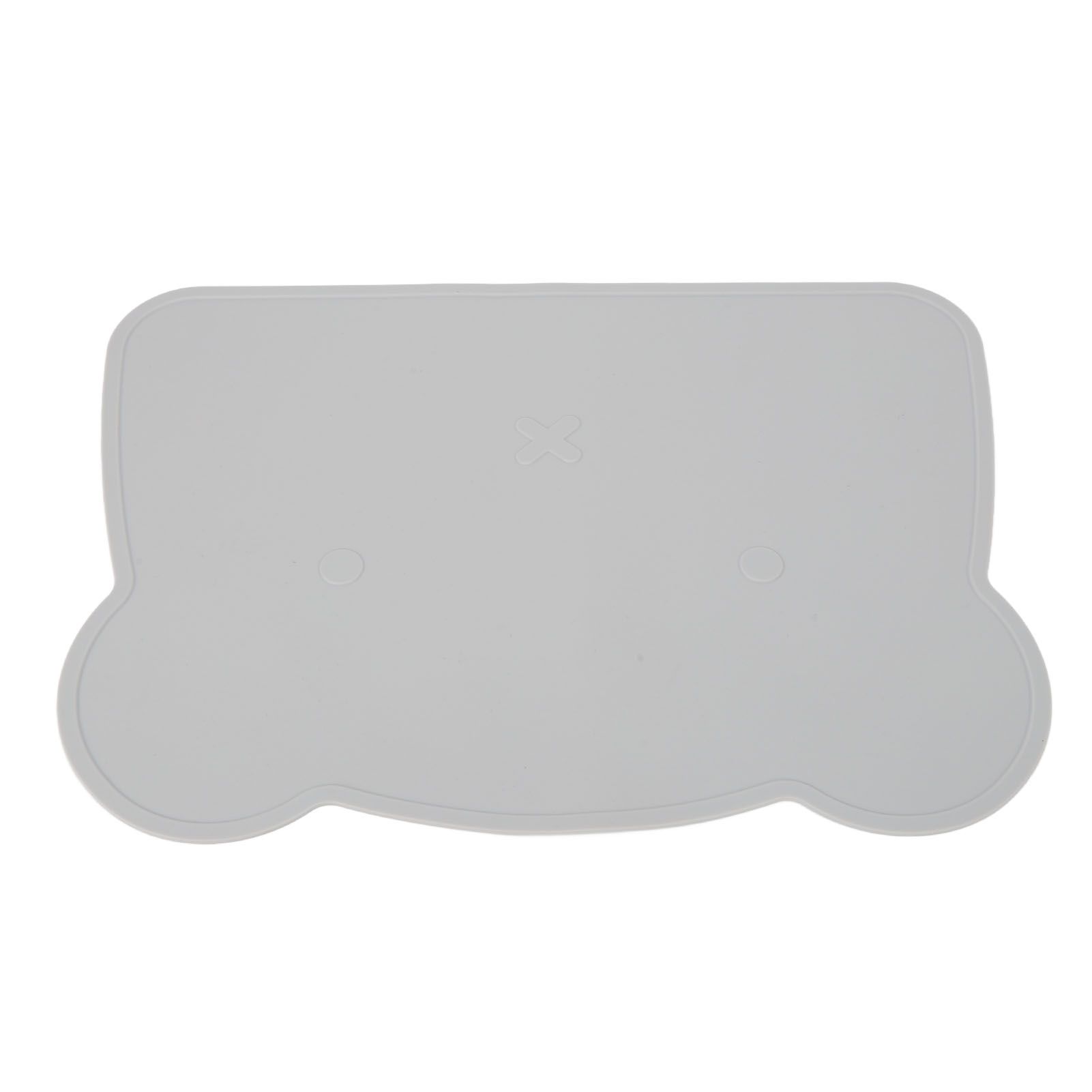 Silicone Placemat Thicken Heat Insulation Anti Slip Soft Elastic Silicone Bear view 6
