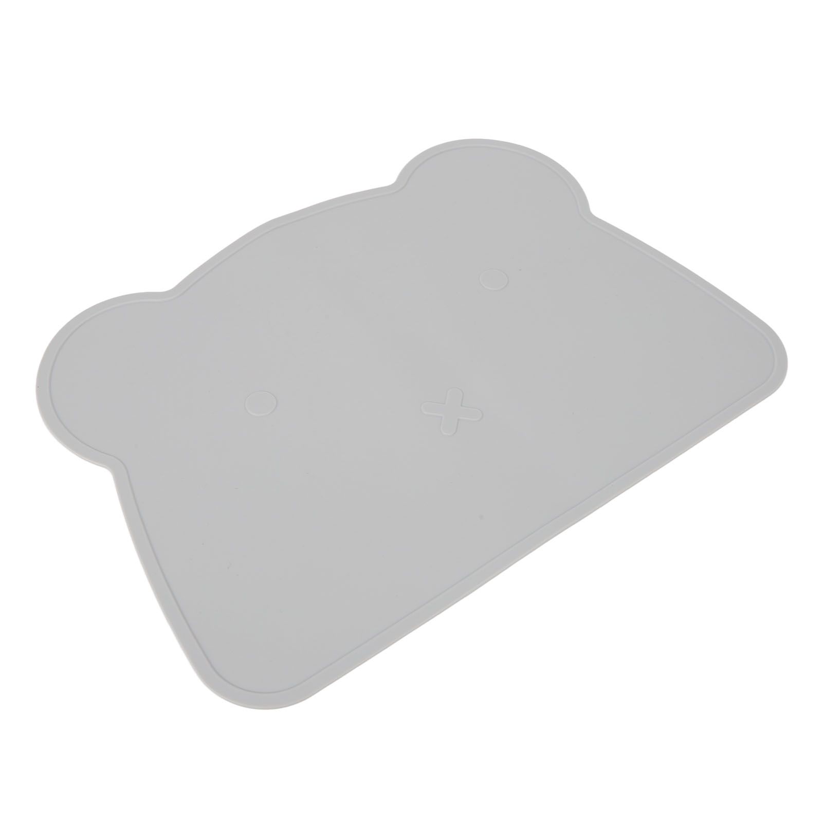 Silicone Placemat Thicken Heat Insulation Anti Slip Soft Elastic Silicone Bear view 7