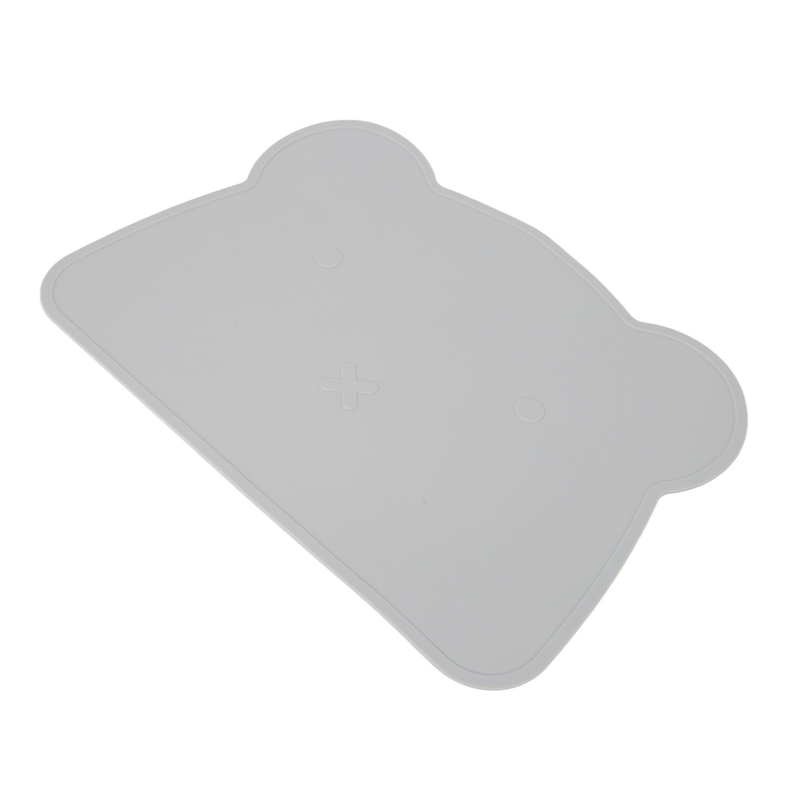 Silicone Placemat Thicken Heat Insulation Anti Slip Soft Elastic Silicone Bear view 8