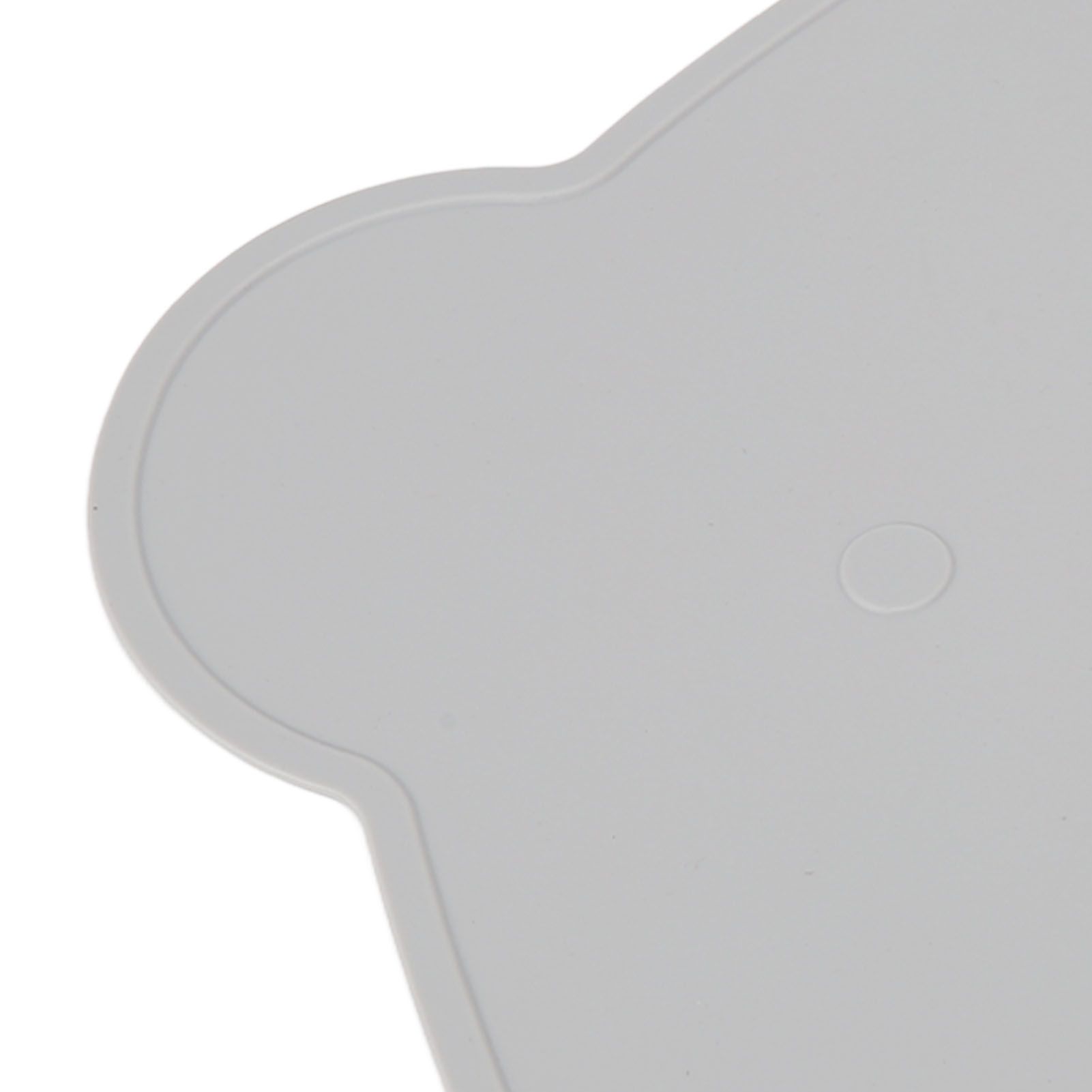 Silicone Placemat Thicken Heat Insulation Anti Slip Soft Elastic Silicone Bear view 13