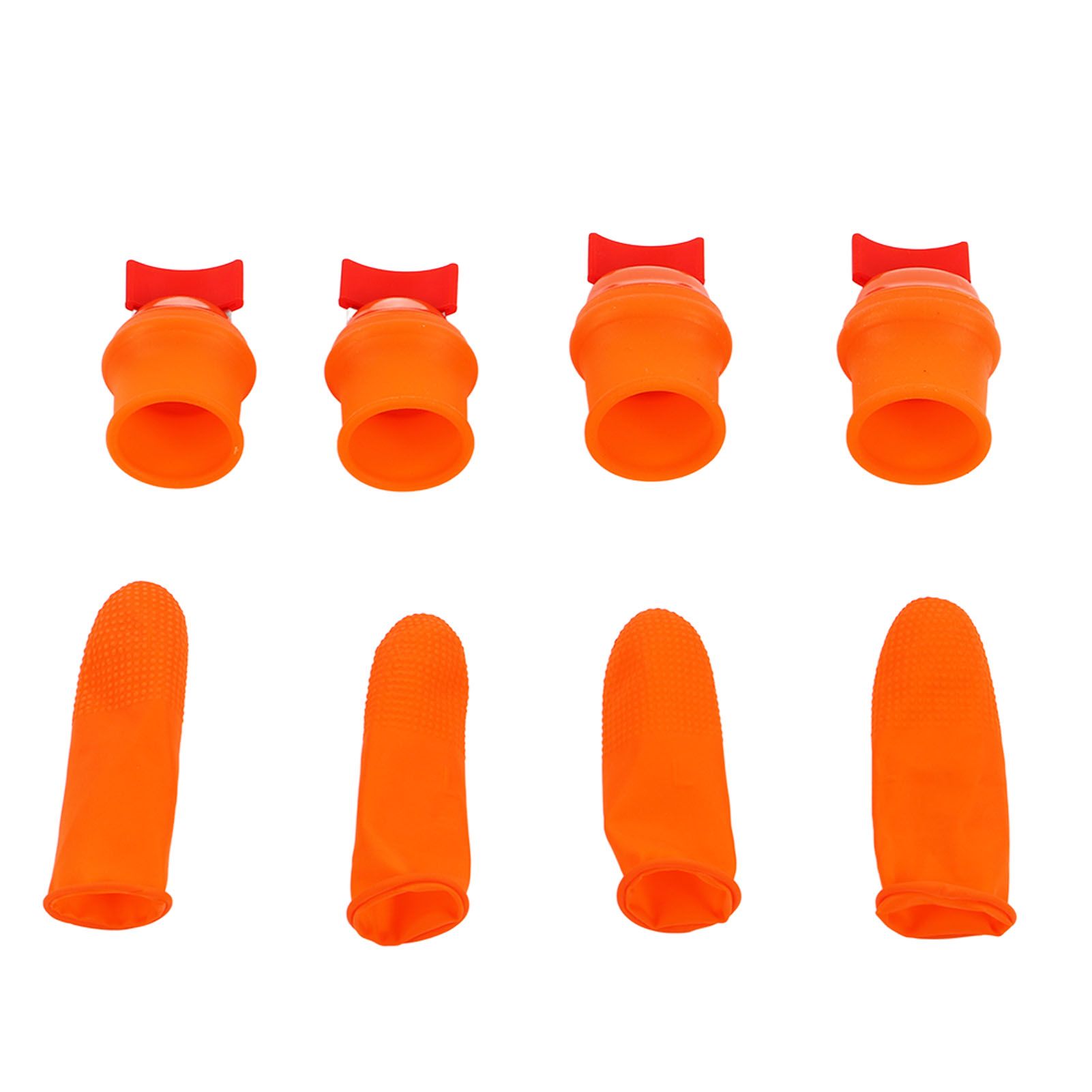 Silicone Thumb Knife Stainless Steel Thumb Knife Picker for Peel Pick