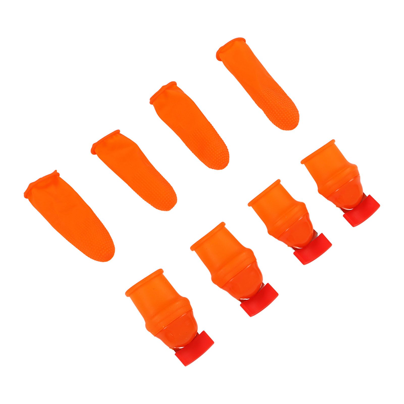 Silicone Thumb Knife Stainless Steel Thumb Knife Picker for Peel Pick view 3