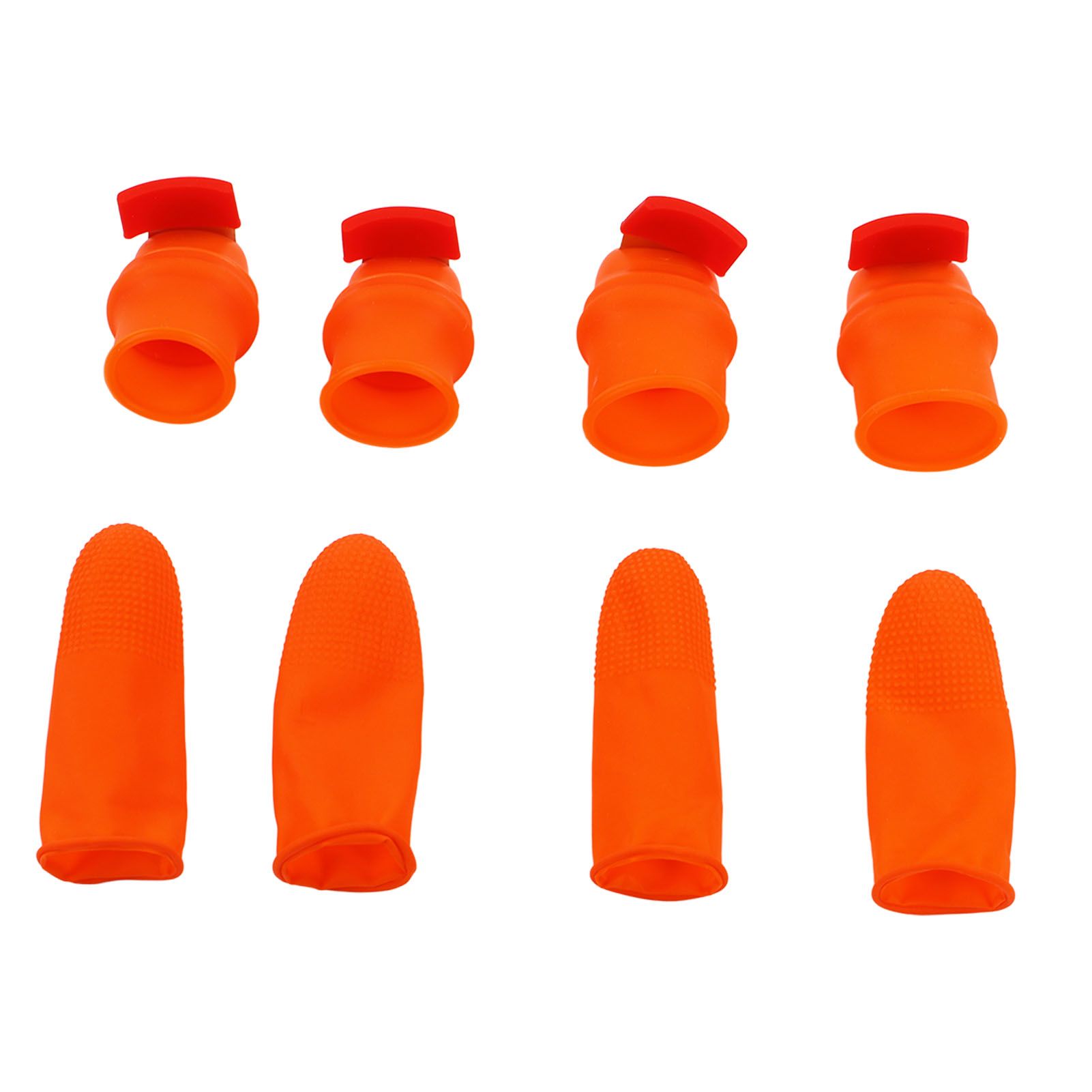 Silicone Thumb Knife Stainless Steel Thumb Knife Picker for Peel Pick