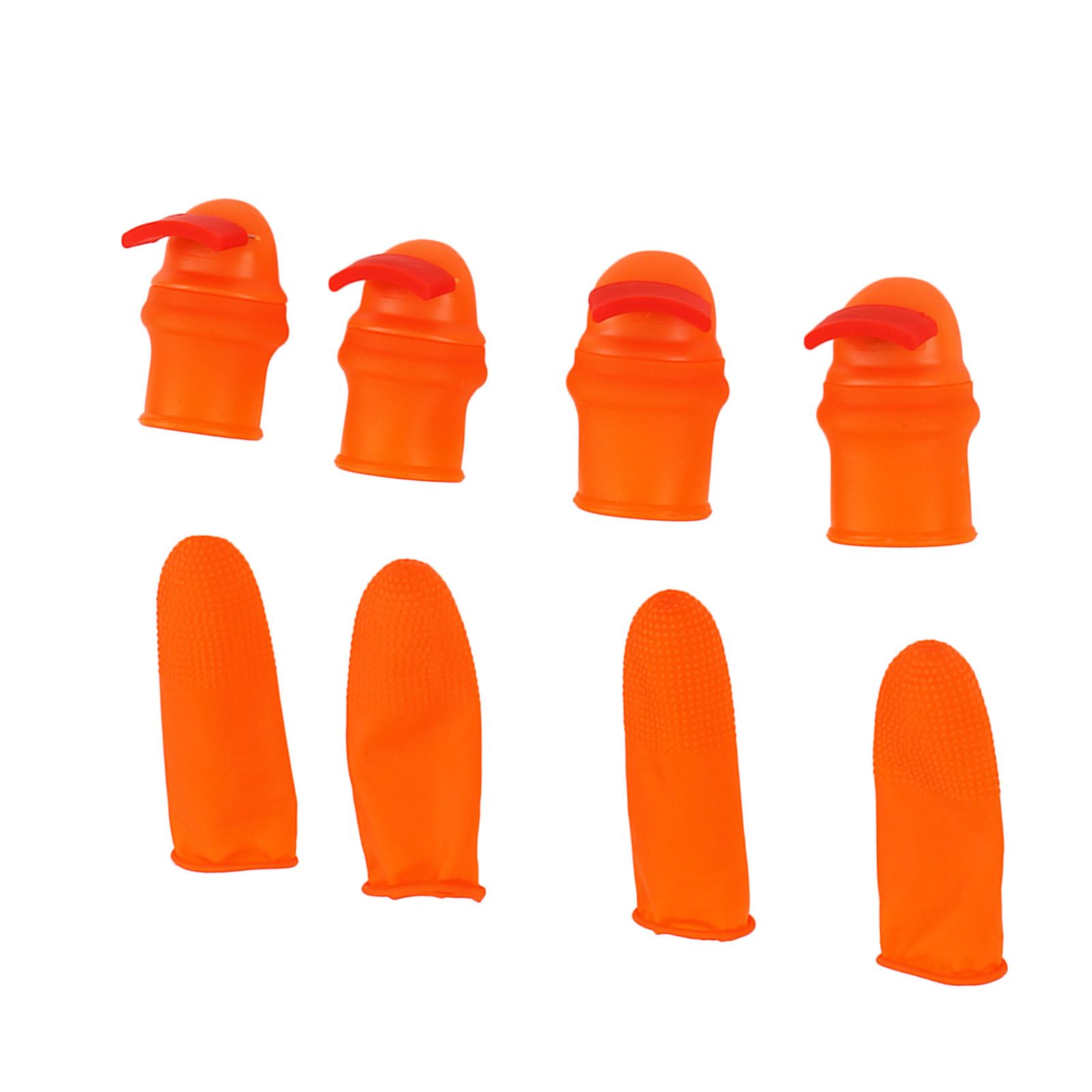 Silicone Thumb Knife Stainless Steel Thumb Knife Picker for Peel Pick view 3