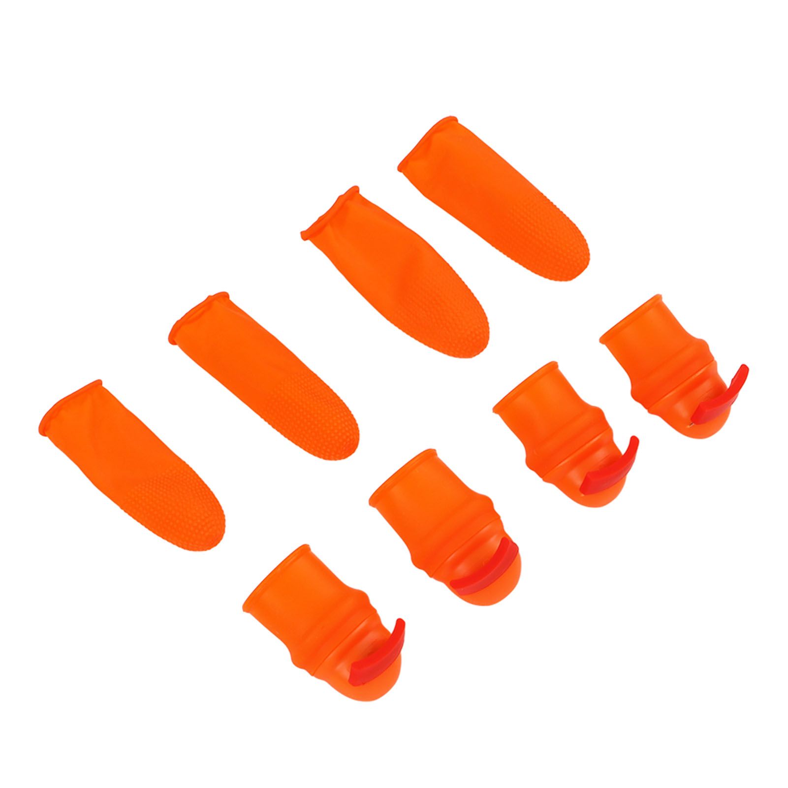 Silicone Thumb Knife Stainless Steel Thumb Knife Picker for Peel Pick view 4