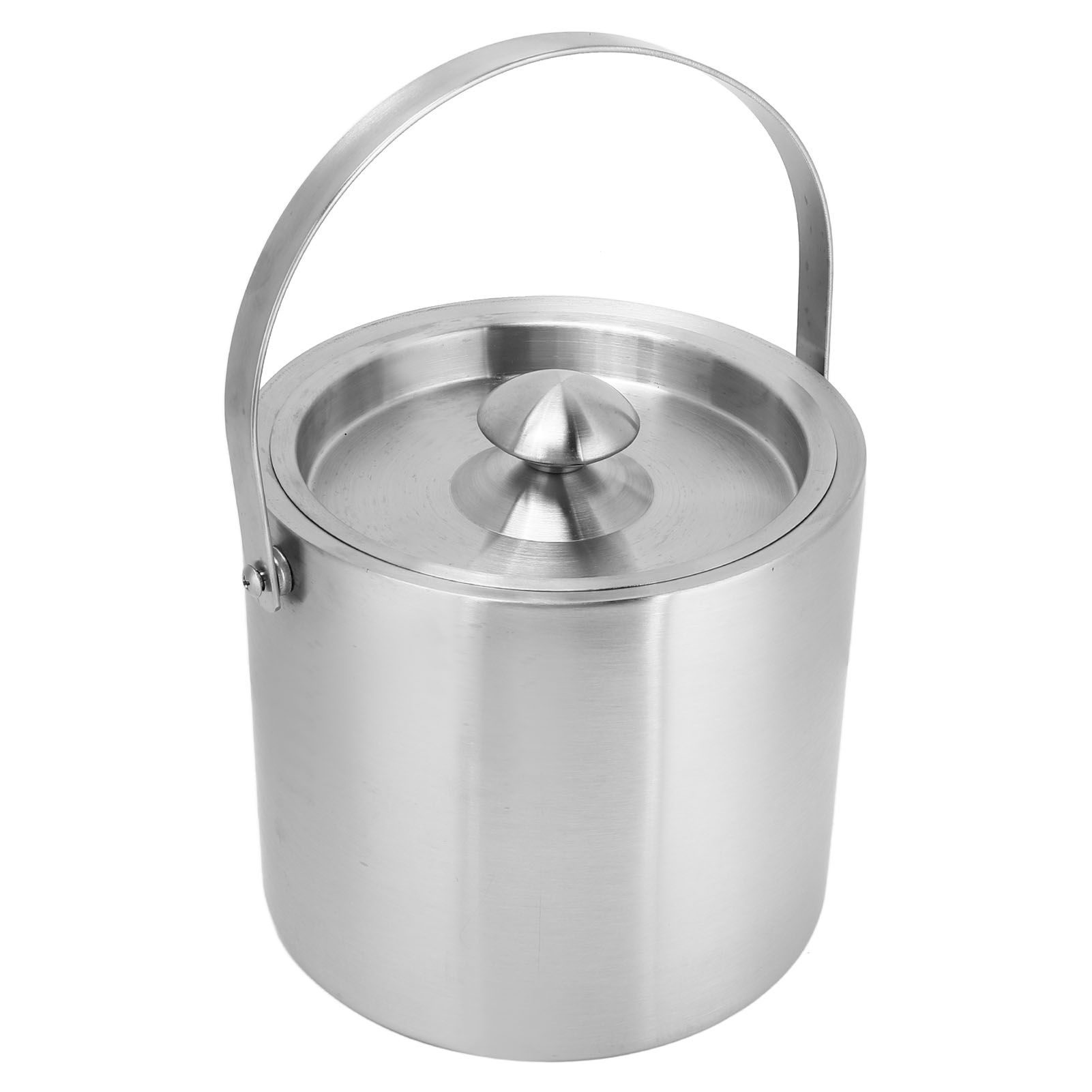 Ice Bucket Stainless Steel 3L Double Wall Insulated Ice Bucket with Lid for view 7