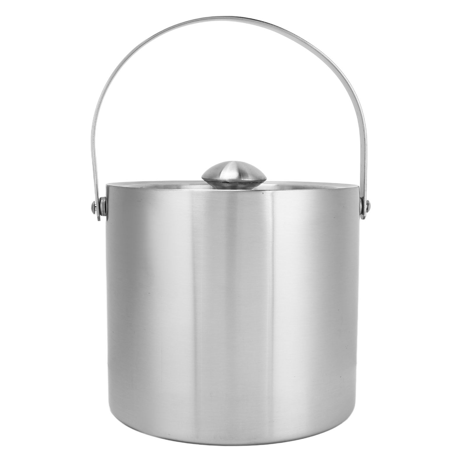Ice Bucket Stainless Steel 3L Double Wall Insulated Ice Bucket with Lid for view 9