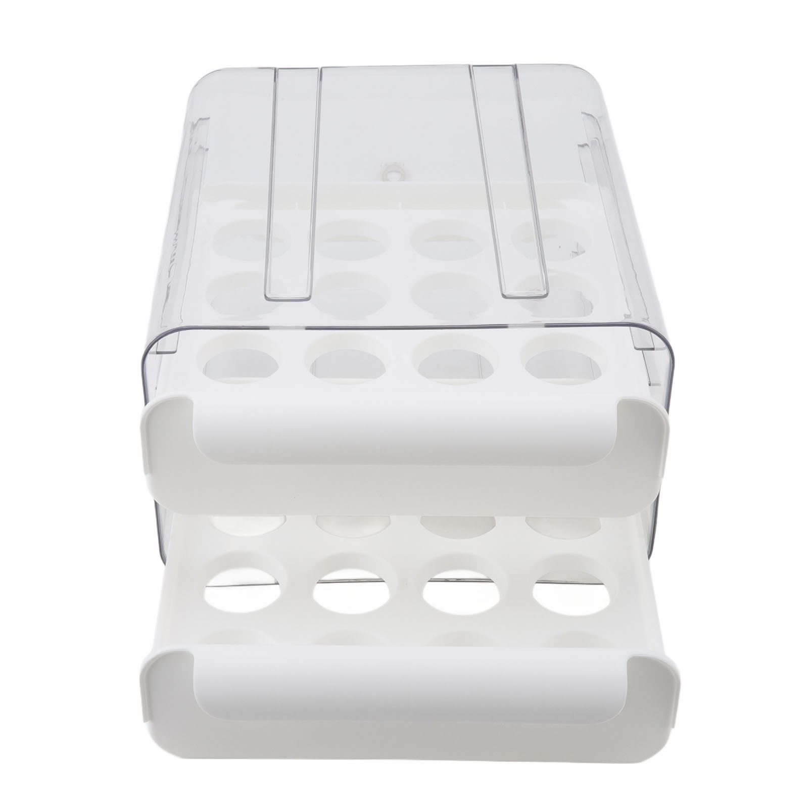 Egg Drawer Double Layer Transparent 32 Lattice Large Capacity Egg Storage Box view 5