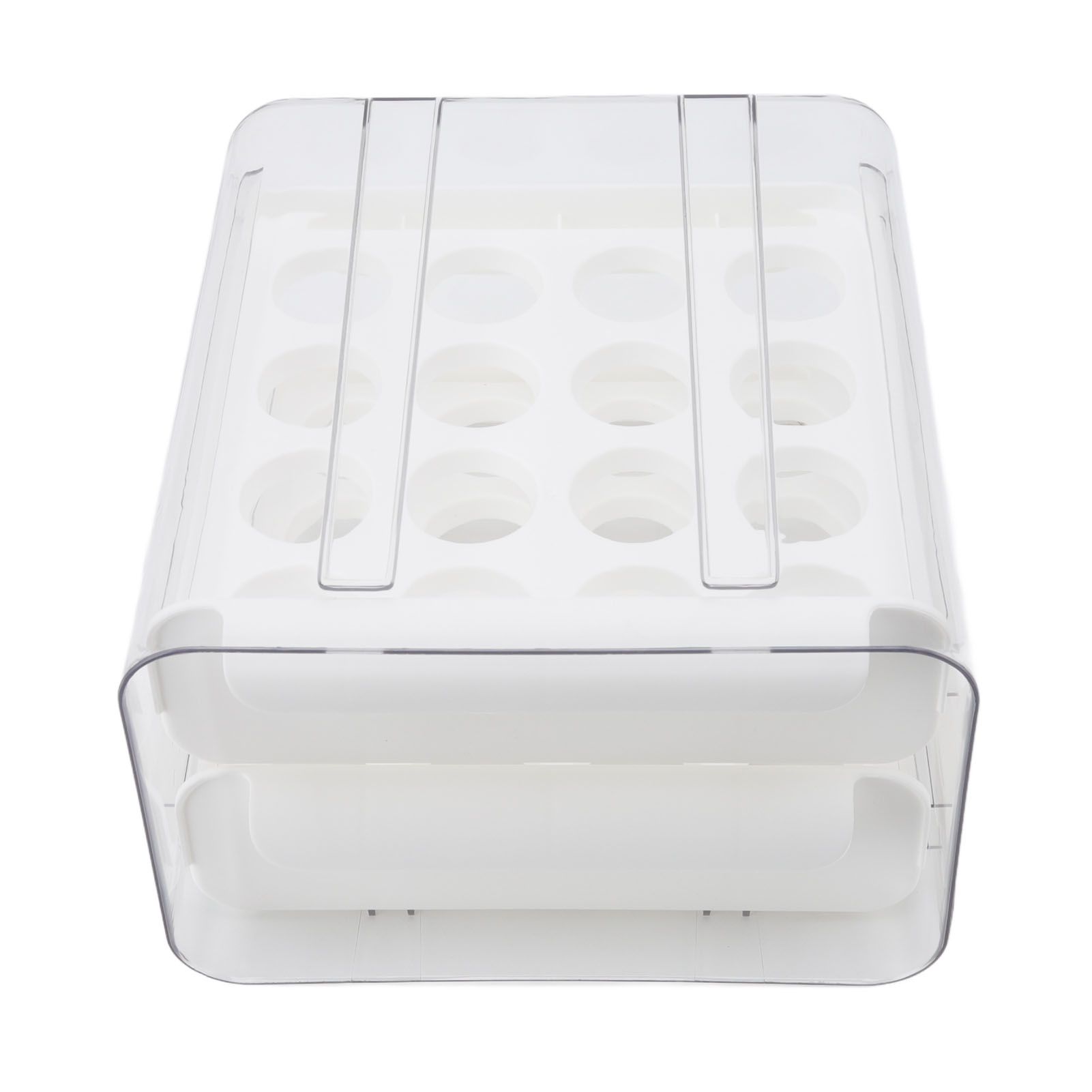 Egg Drawer Double Layer Transparent 32 Lattice Large Capacity Egg Storage Box view 10