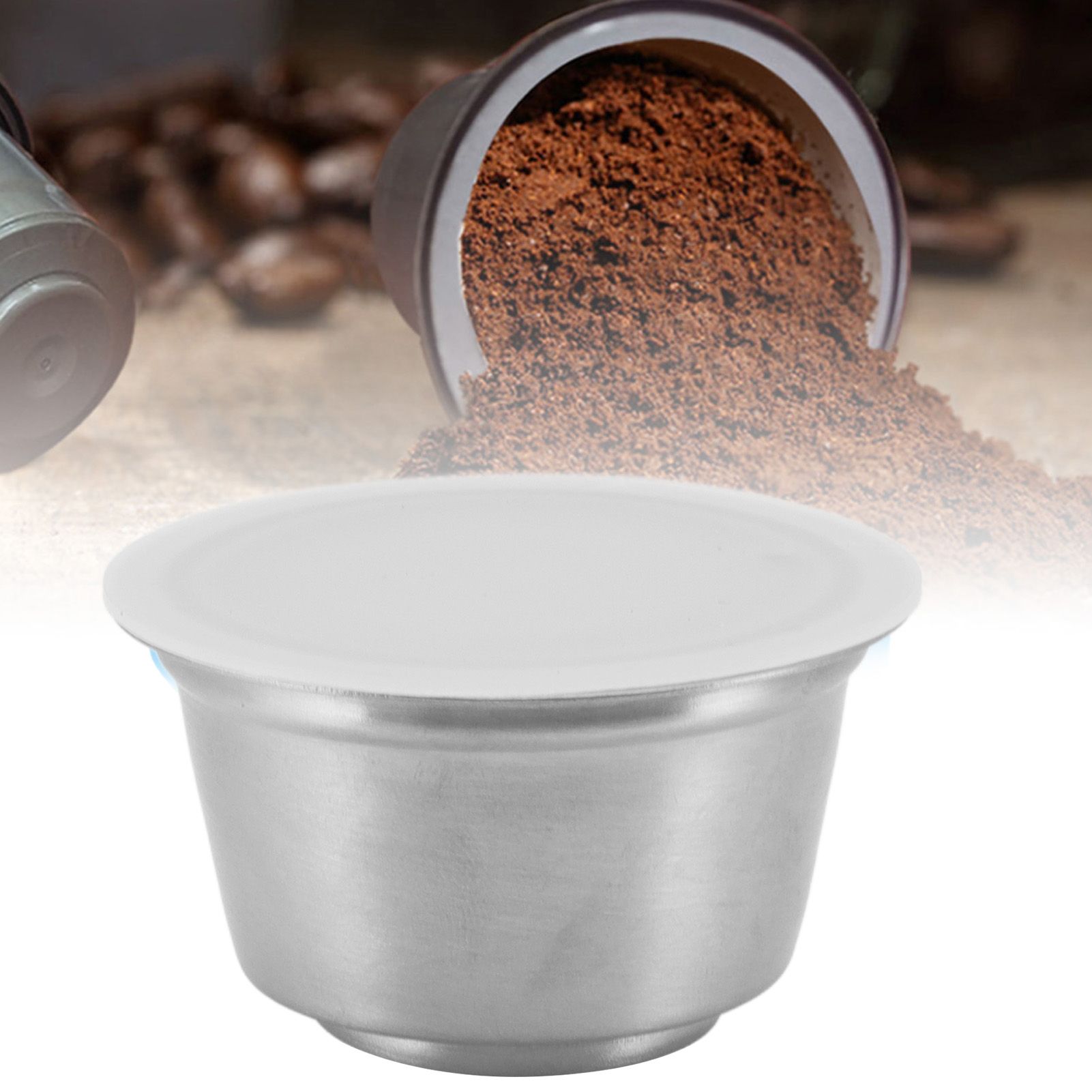 Refillable Coffee Capsule Stainless Steel High Temperature Resistant Reusable view 11