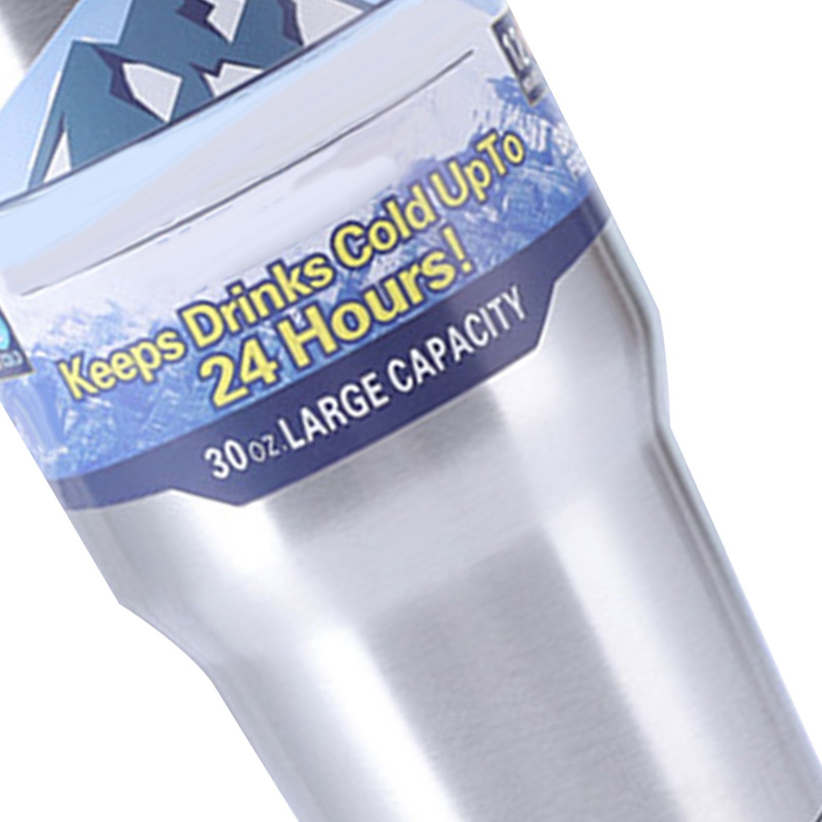 Insulated Tumbler 30oz Drink Cup Stainless Steel with Lid for Sports Camping view 3