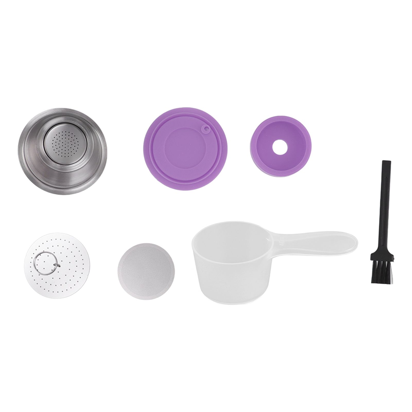 Stainless Steel Refill Coffee Capsules Reusable Coffee Filter Cup Set with
