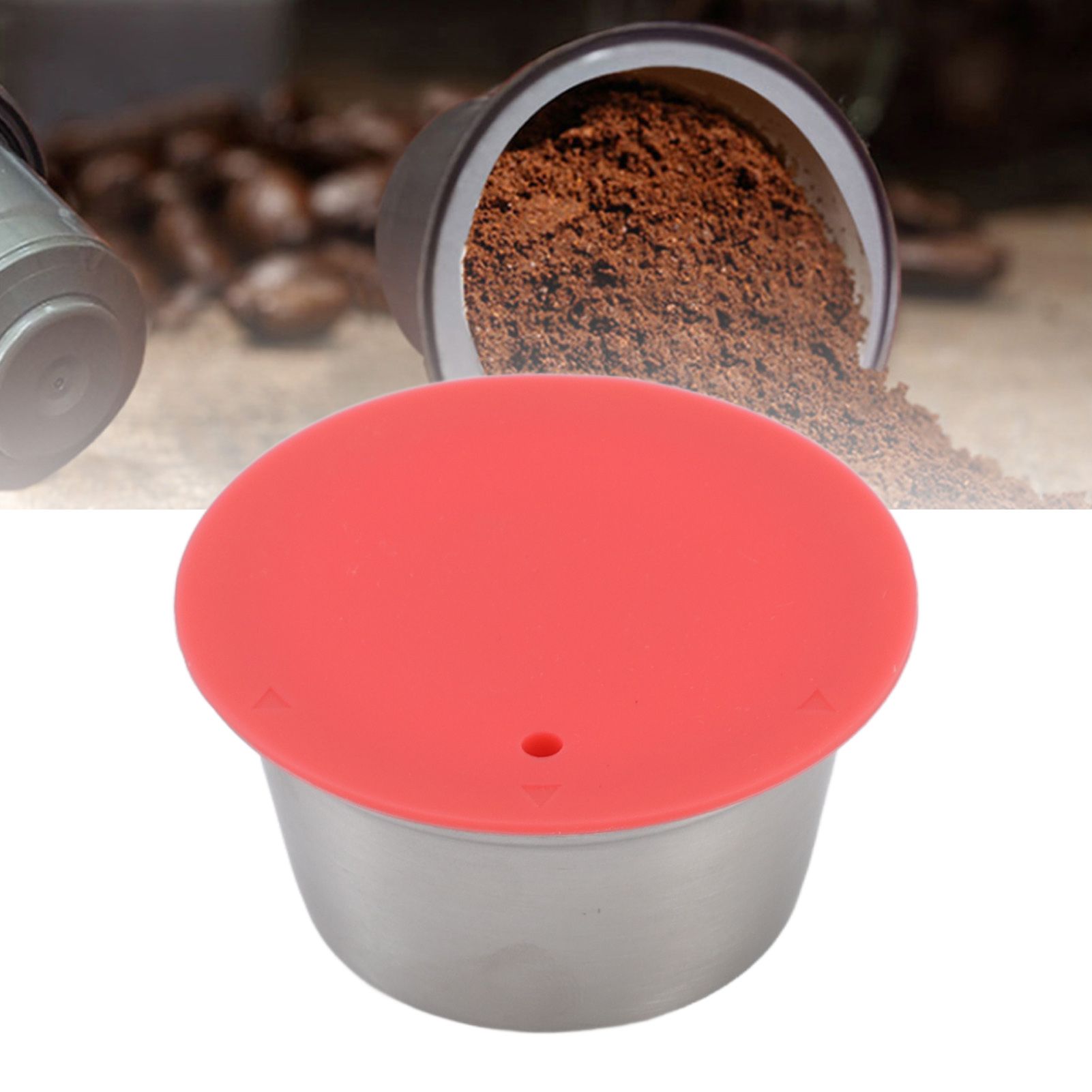 Stainless Steel Refill Coffee Capsules Reusable Coffee Filter Cup Set with view 11