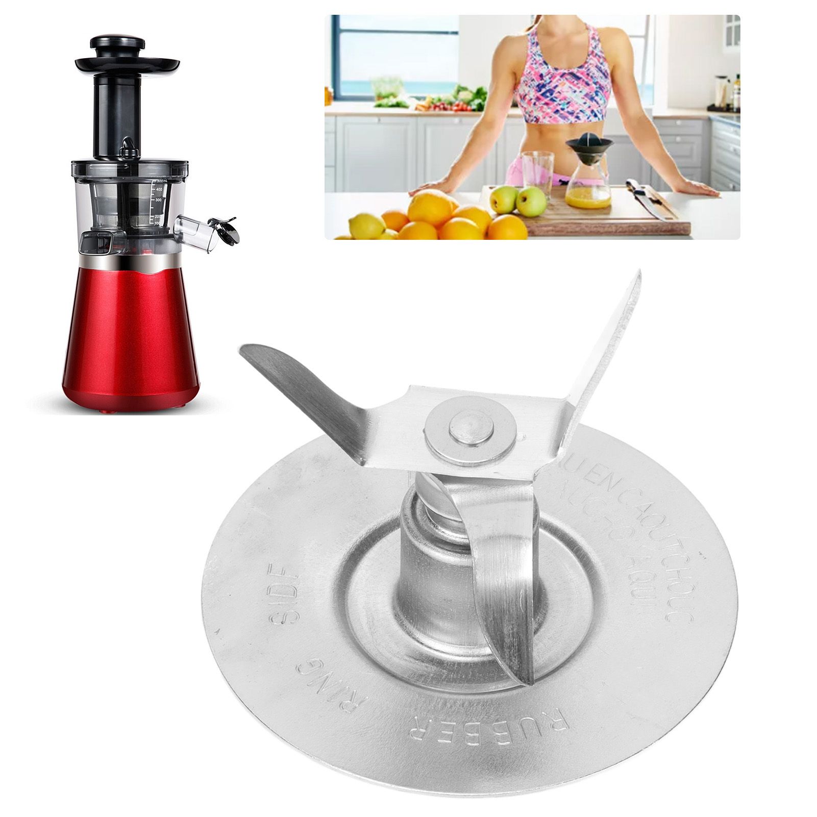Blender Blade Stainless Steel Rust Proof Easy Cleaning Ice Blender Replacement view 12