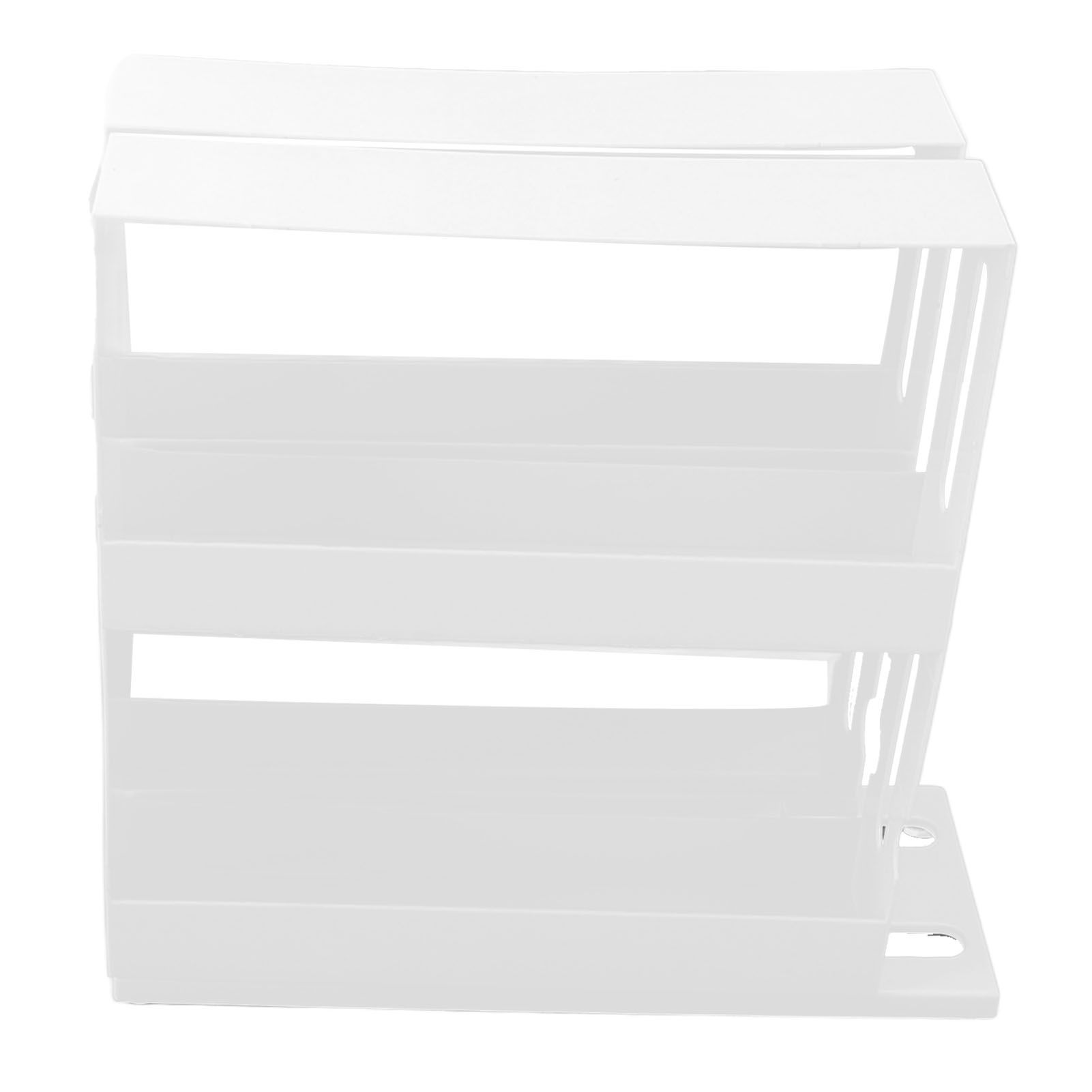 Sliding Spice Rack Slidable Design 2 Tiers Large Capacity Nonslip Bottom view 6