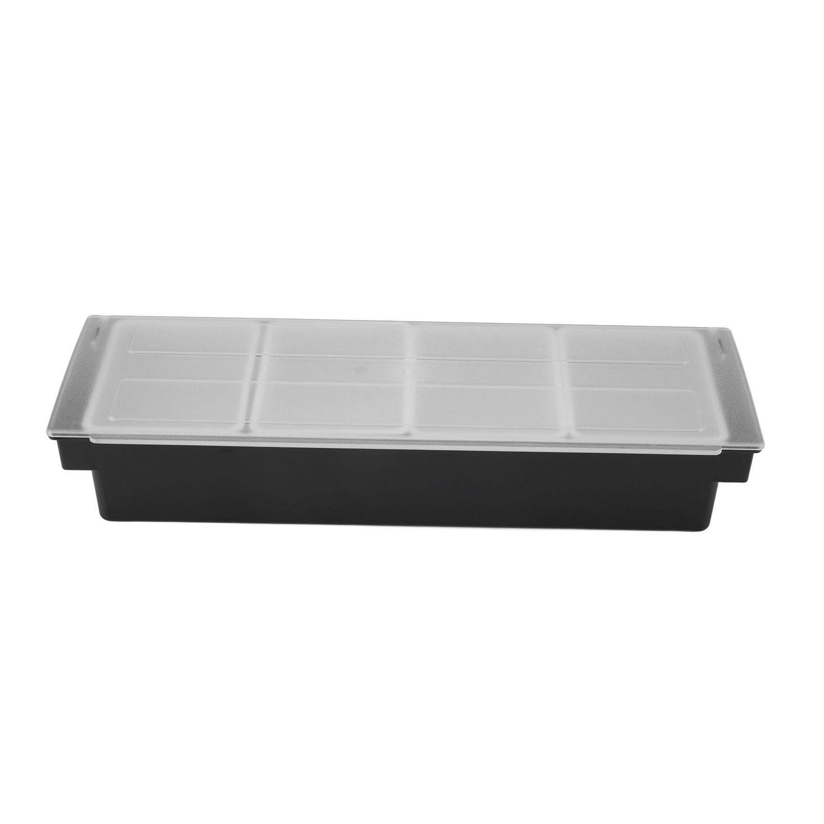 Condiment Caddy Durable Plastic Transparent Lid Detachable Design view 5