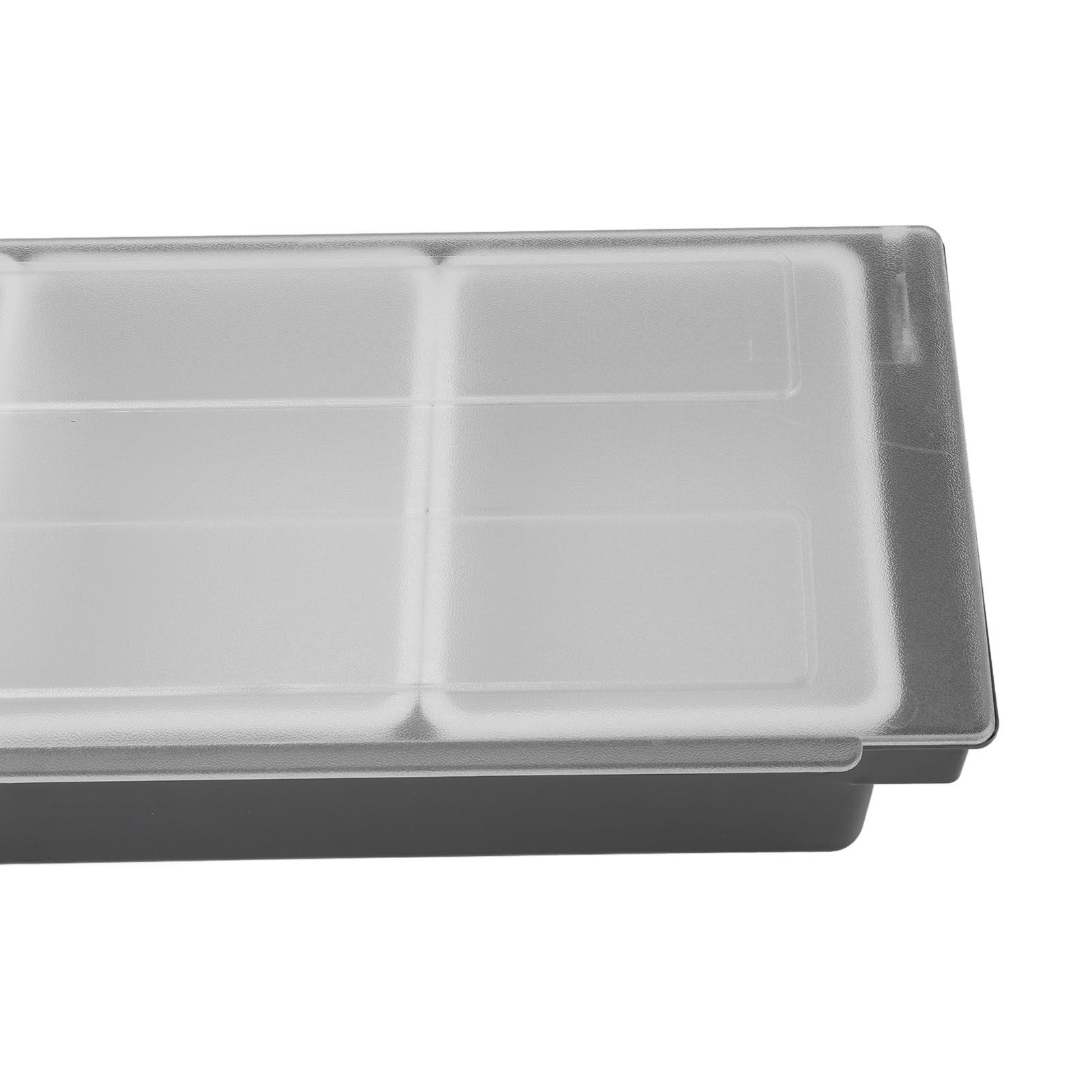 Condiment Caddy Durable Plastic Transparent Lid Detachable Design view 13