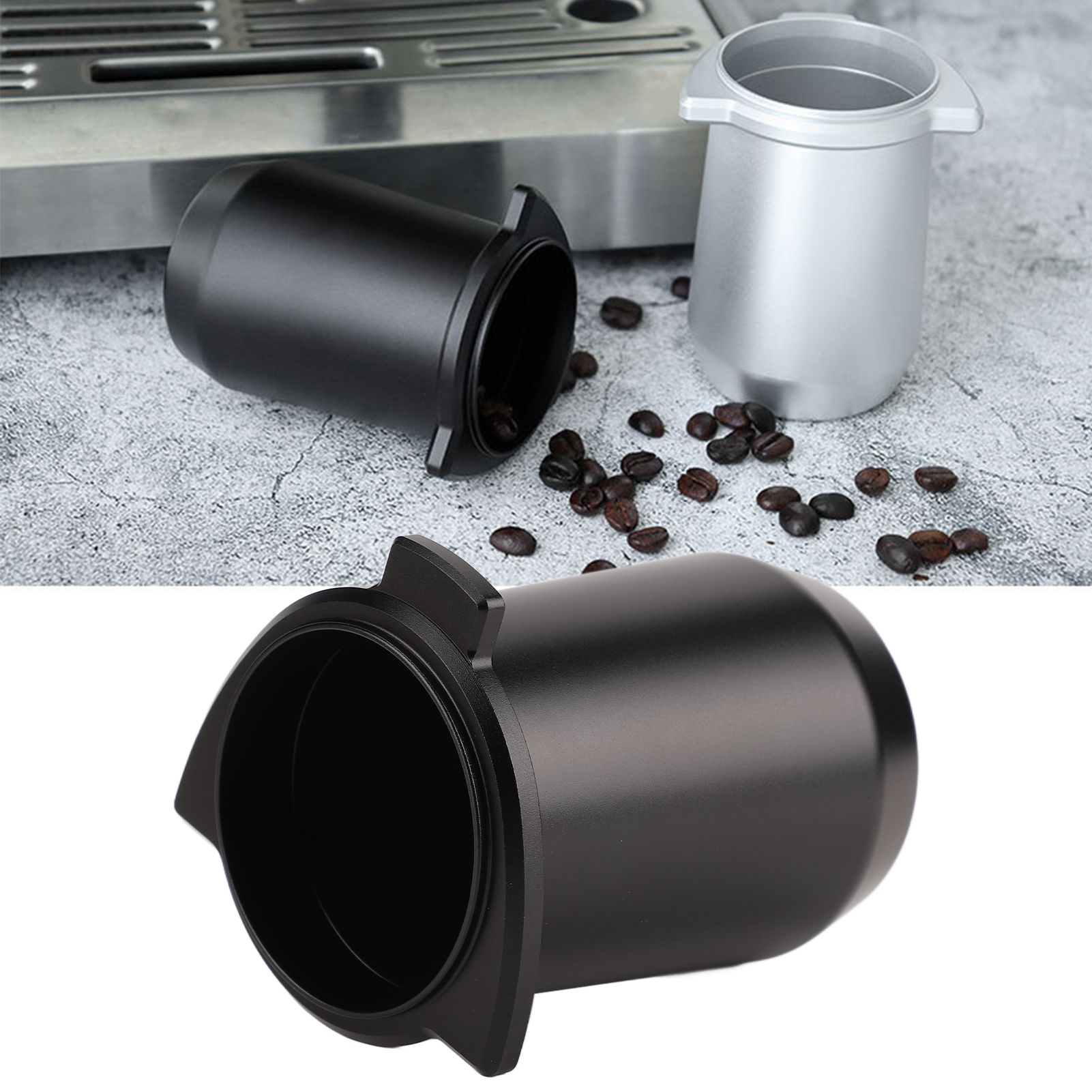 Coffee Powder Cup 54mm Aluminum Alloy Powder Feeder Cup Compact Lightweight view 11