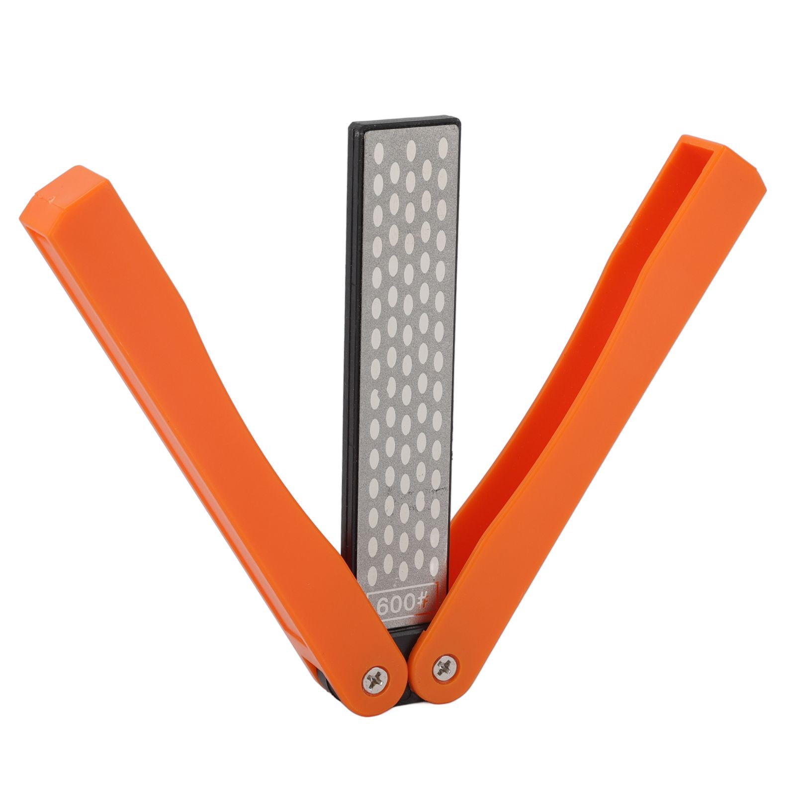 Double Sided Sharpener Portable Emery Fan Shaped Folded Pocket Sharpener for