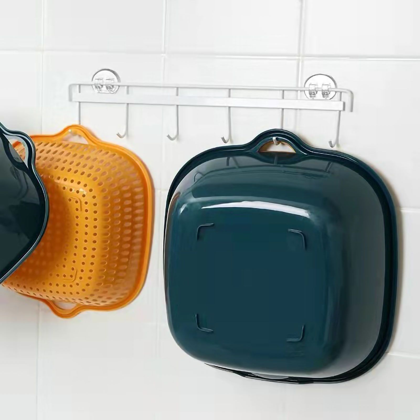 Drain Basket Double Layer Side Handle PP Rapid Draining Thickened Washing view 4