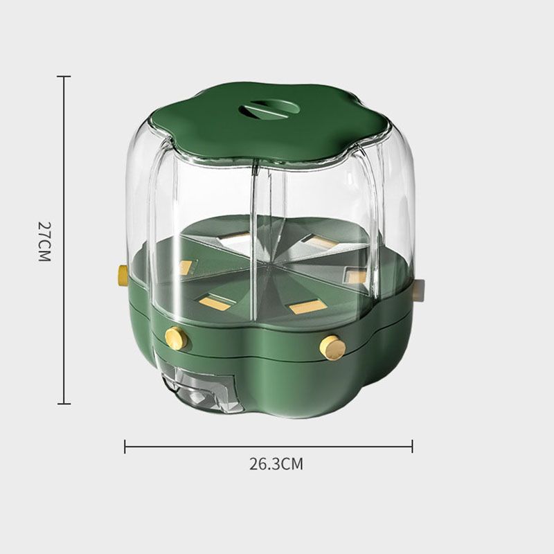 Grains Separate Storage Box Rotating Rice Bucket Food Grade Household Bean view 9