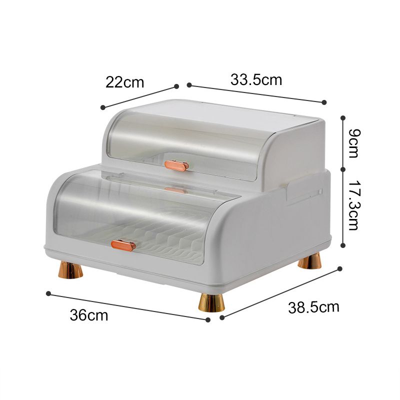 Draining Bowl Rack Plastic Tableware Drainer Storage Box Dish Chopsticks view 2
