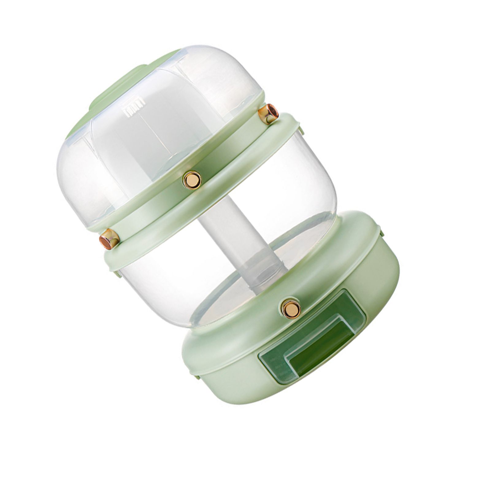 Grains Storage Box Rotatable Sealed Divided Button Rice Storage Tank for view 3