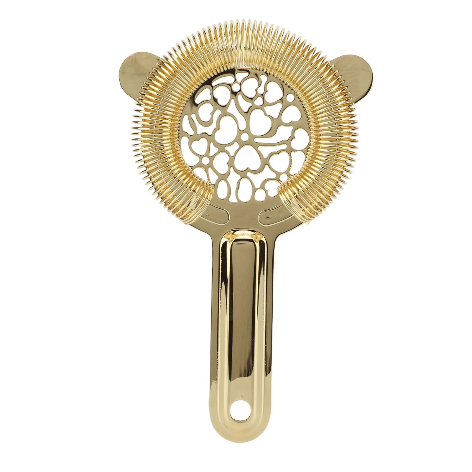 Cocktail Strainer Stainless Steel Gorgeous Glossy Bartending Ice Strainer for