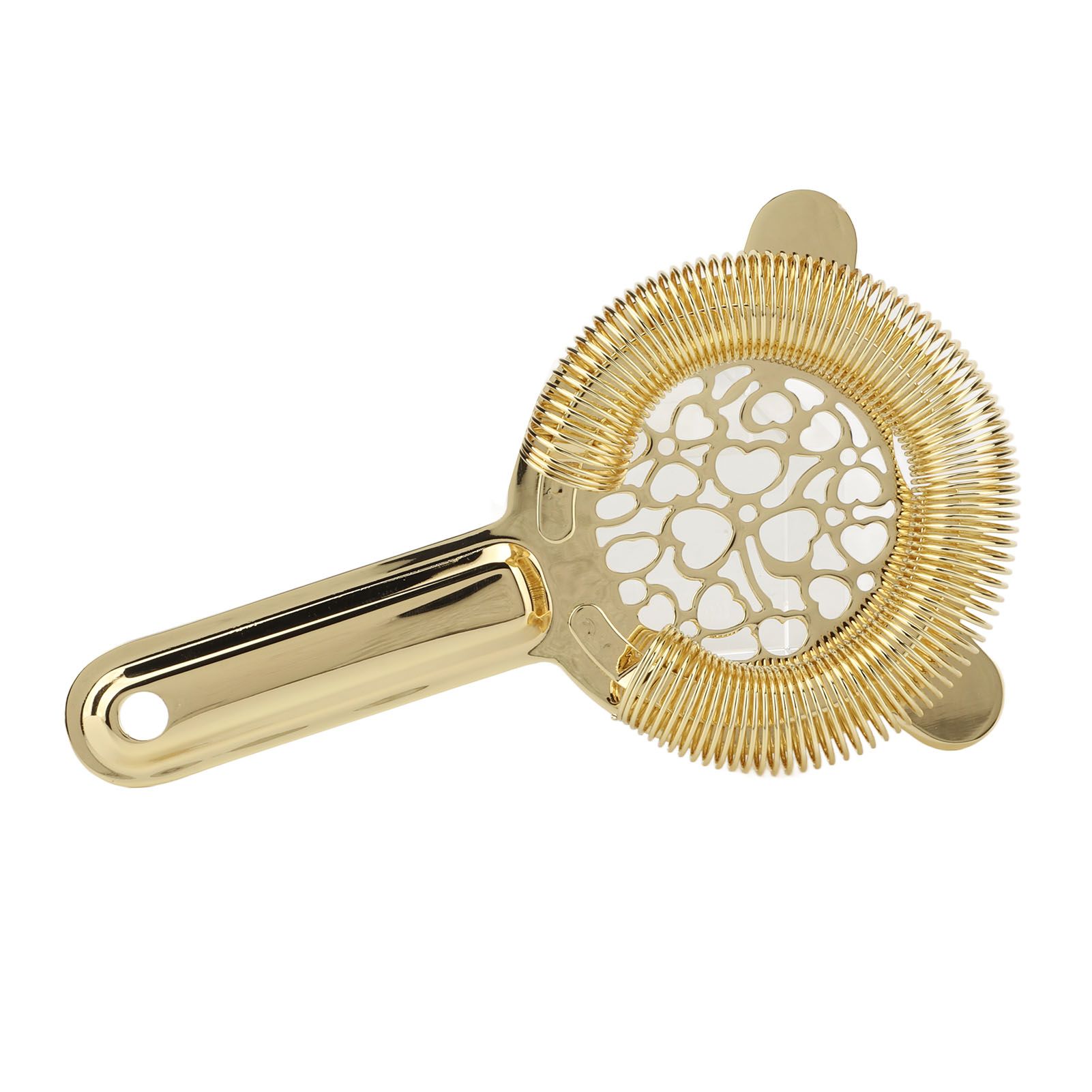 Cocktail Strainer Stainless Steel Gorgeous Glossy Bartending Ice Strainer for view 2