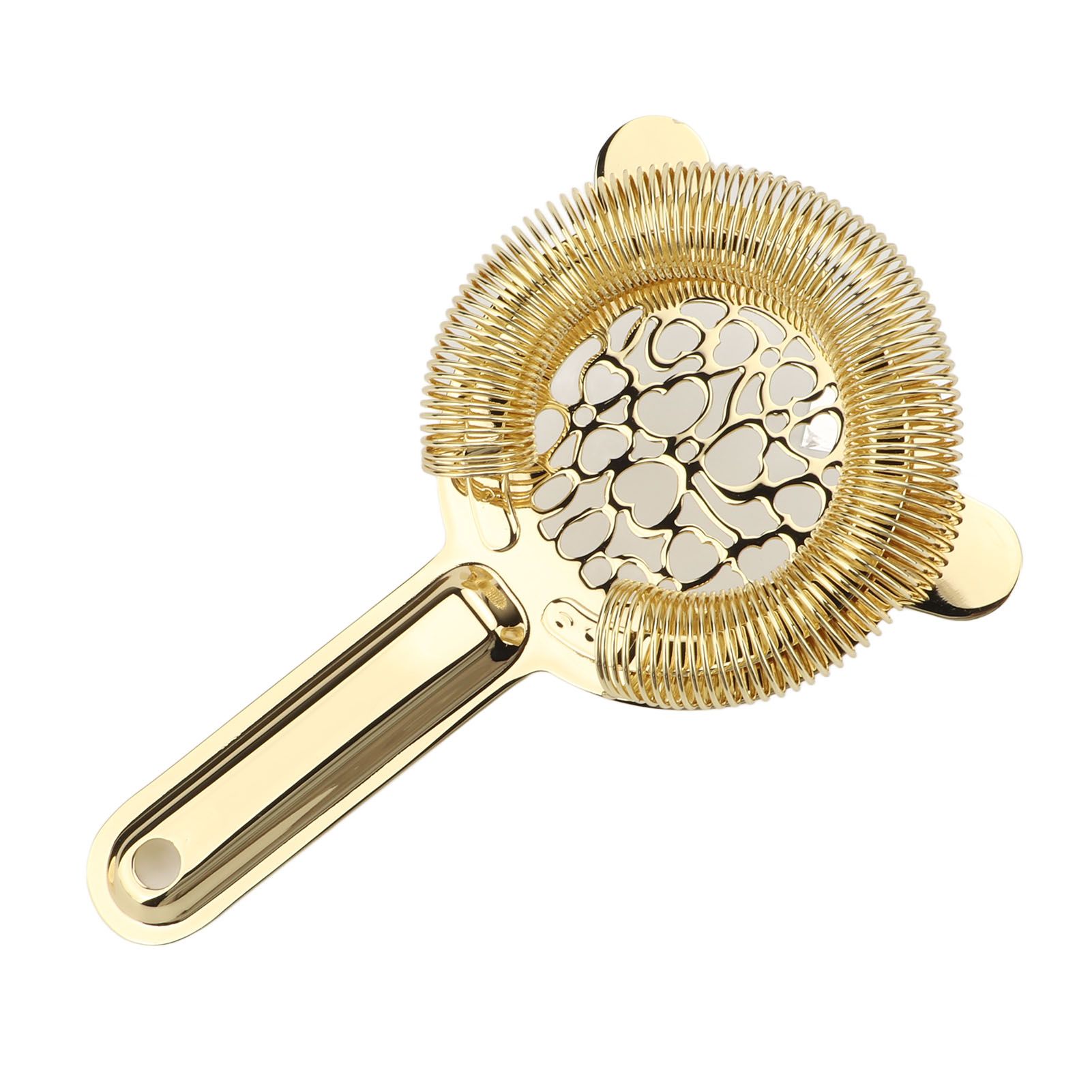 Cocktail Strainer Stainless Steel Gorgeous Glossy Bartending Ice Strainer for view 3