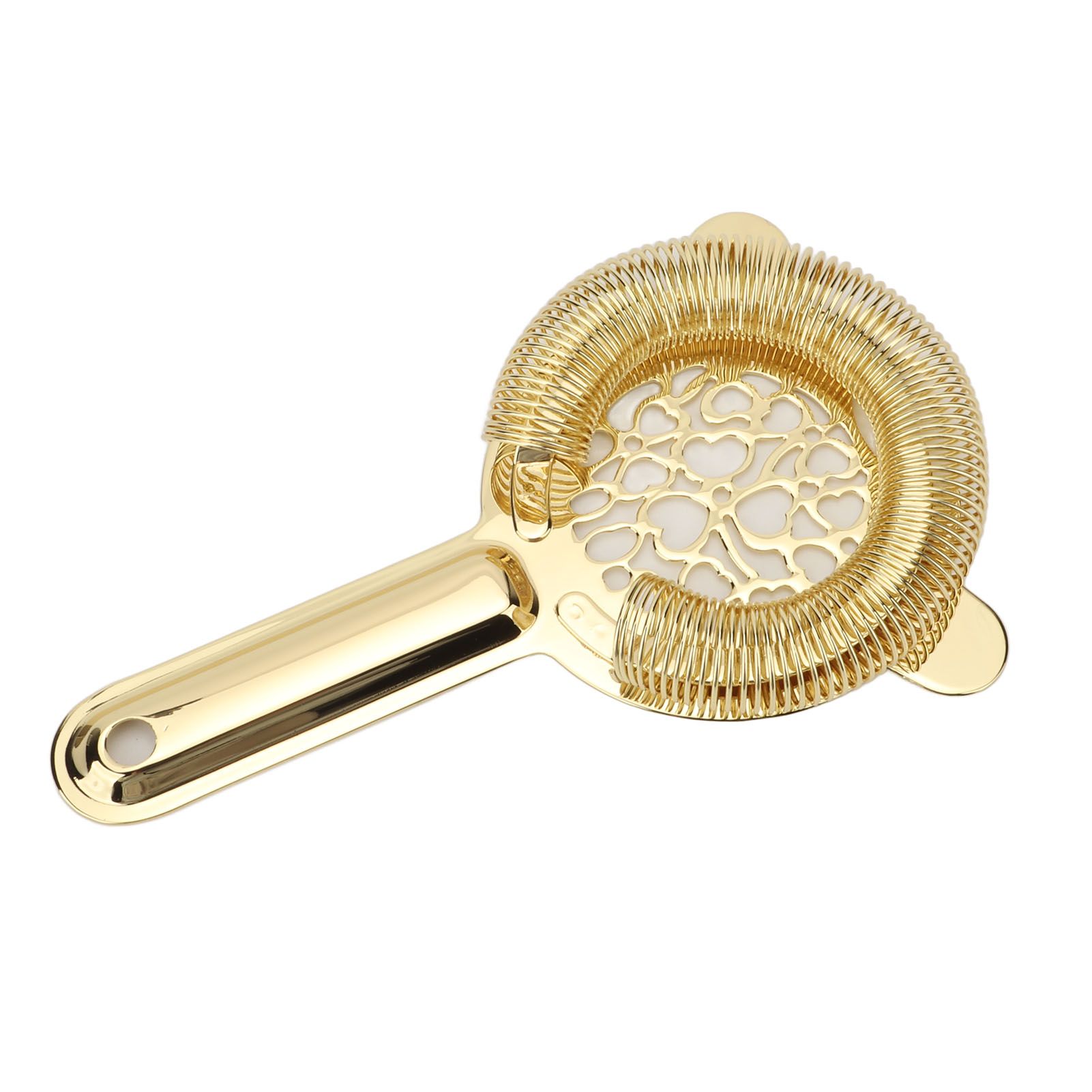 Cocktail Strainer Stainless Steel Gorgeous Glossy Bartending Ice Strainer for view 4
