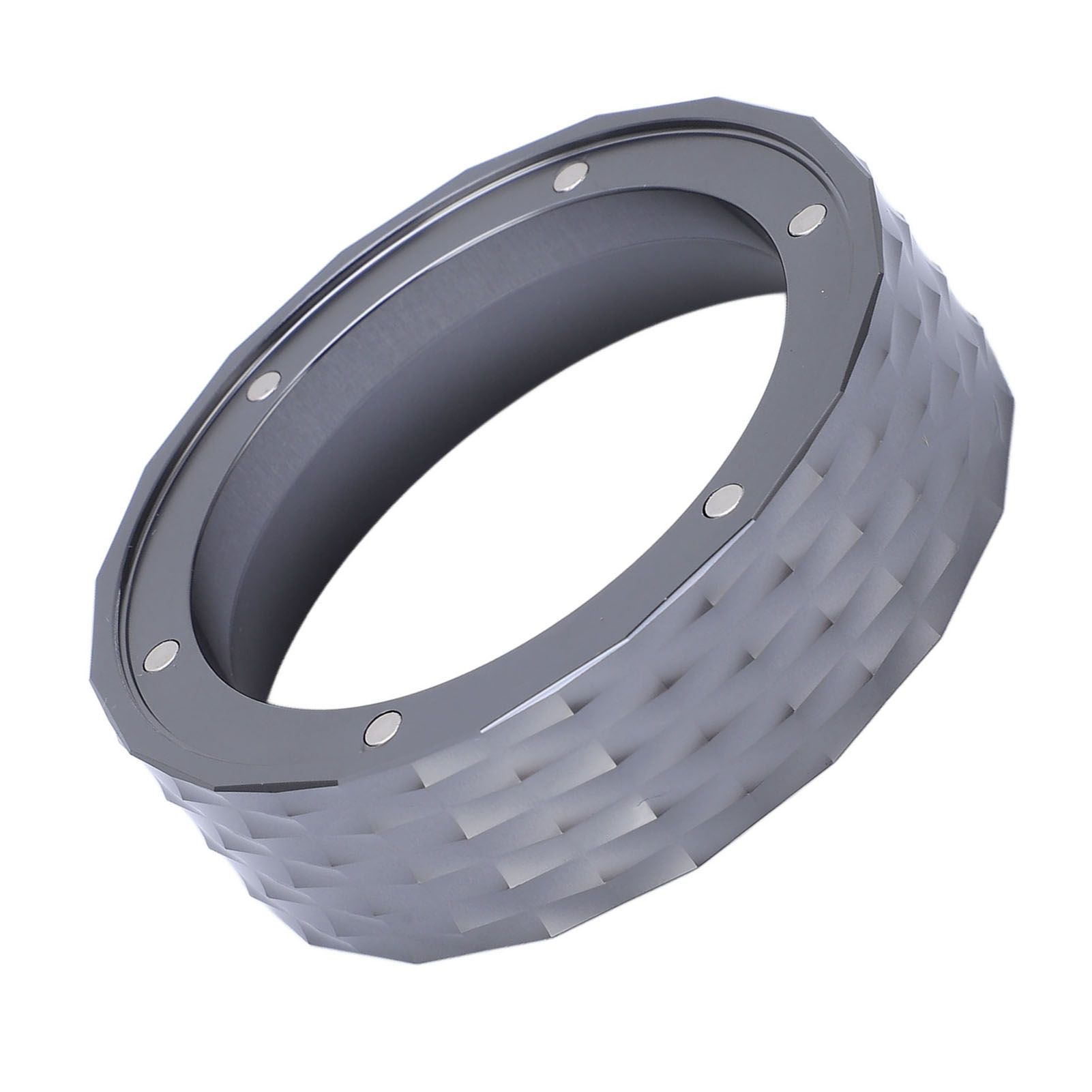 Dosing Funnel Aluminum Alloy Coffee Machine Portafilter Magnetic Coffee Dosing view 2