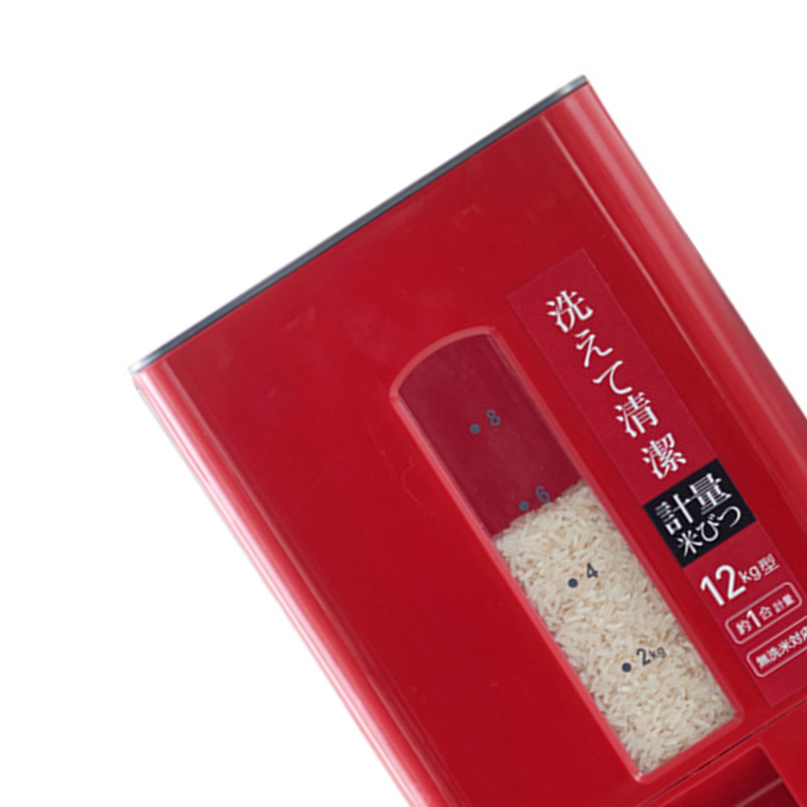 Rice Dispenser Transparent Clear Scale Funnel Type Dust Proof Household Rice view 2