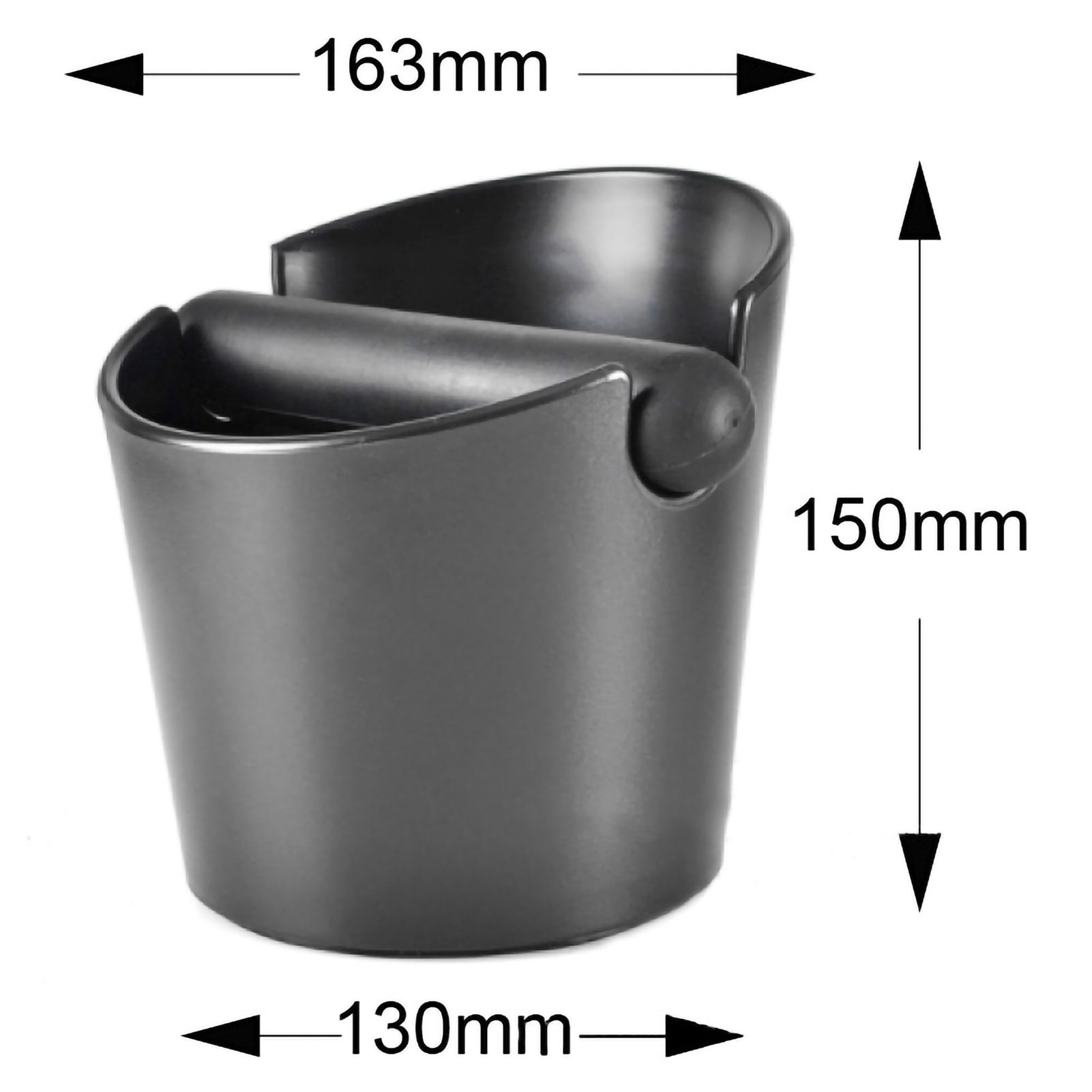 Coffee Knocking Grounds Box ABS Coffee Dump Bin Coffee Ground Knock Container view 2